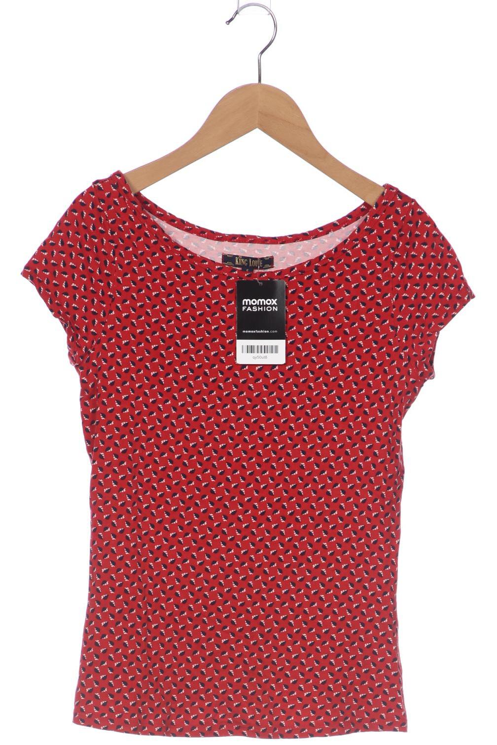 

King Louie Damen T-Shirt, rot, Gr. 36