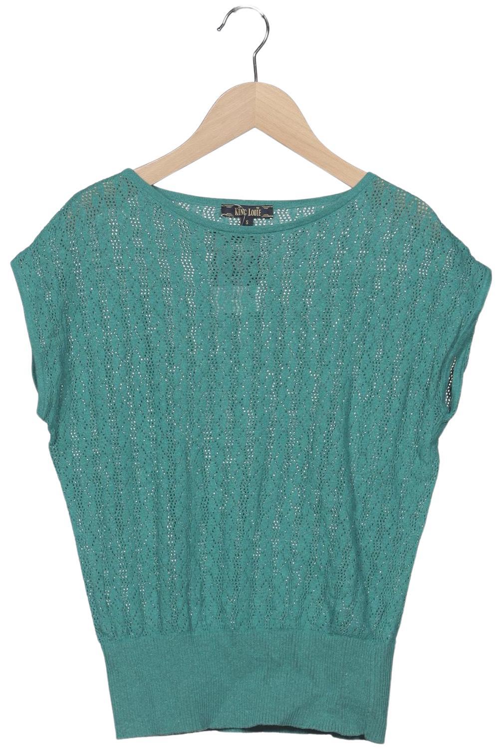 

King Louie Damen Pullover, türkis, Gr. 36