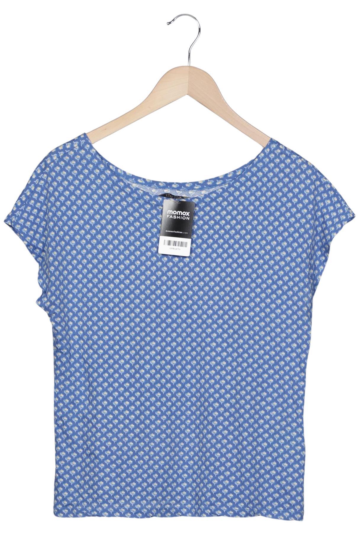 

King Louie Damen T-Shirt, blau, Gr. 36