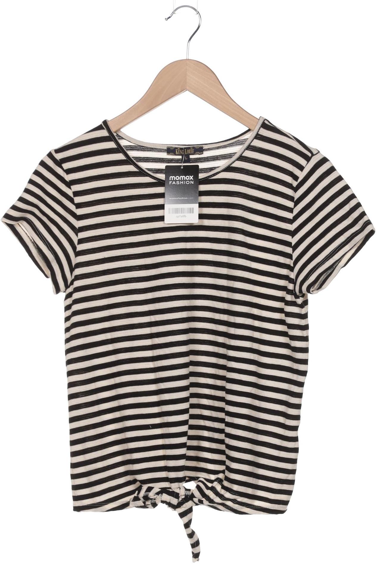 

King Louie Damen T-Shirt, schwarz, Gr. 42