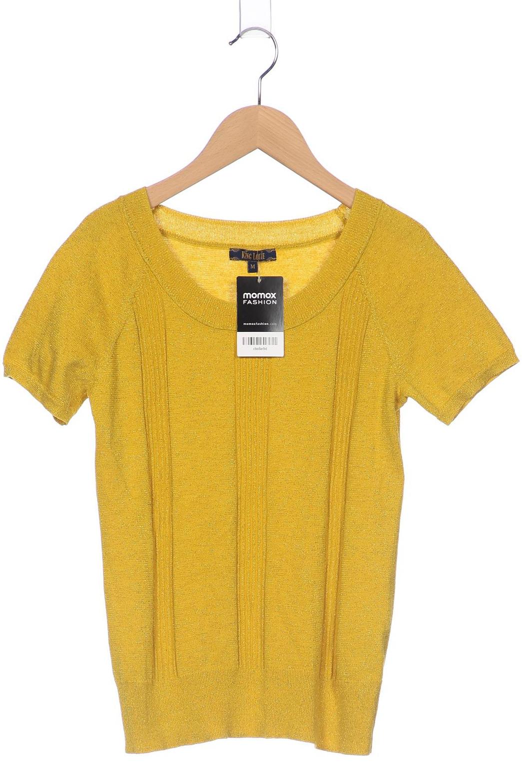 

King Louie Damen Pullover, gelb, Gr. 38