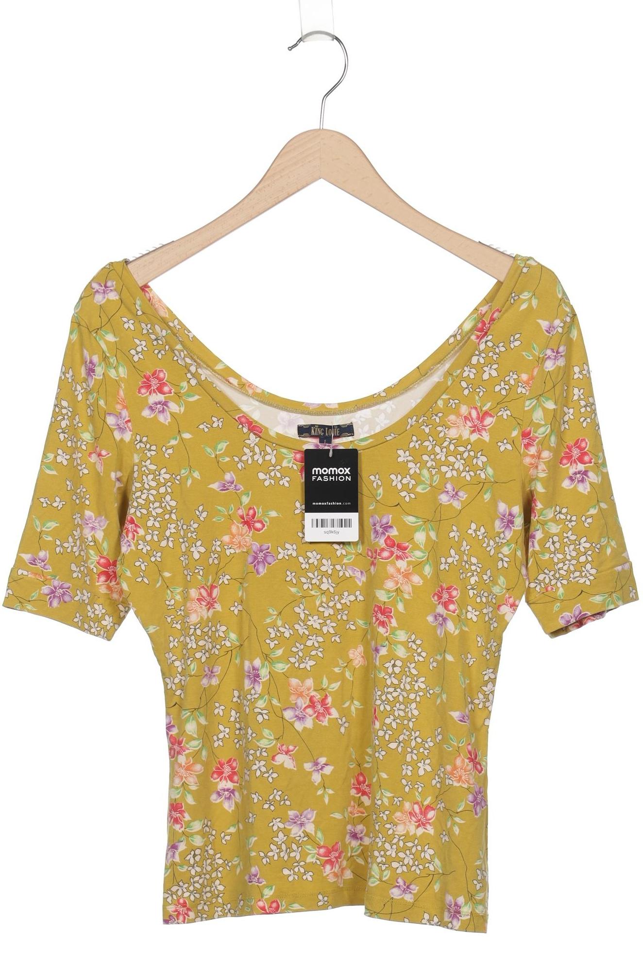 

King Louie Damen T-Shirt, gelb, Gr. 42