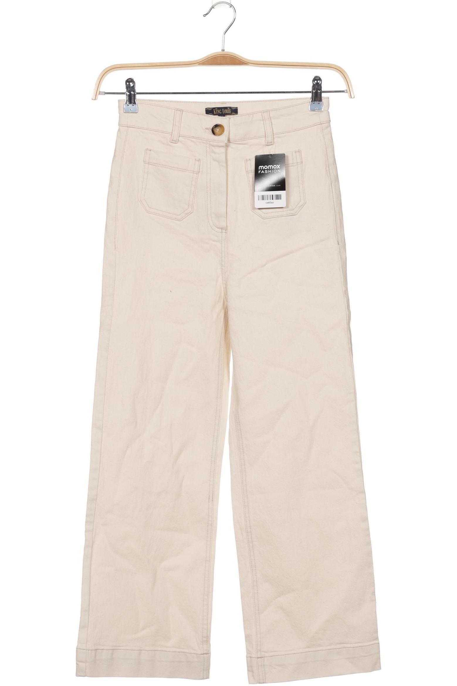 

King Louie Damen Jeans, beige, Gr. 34