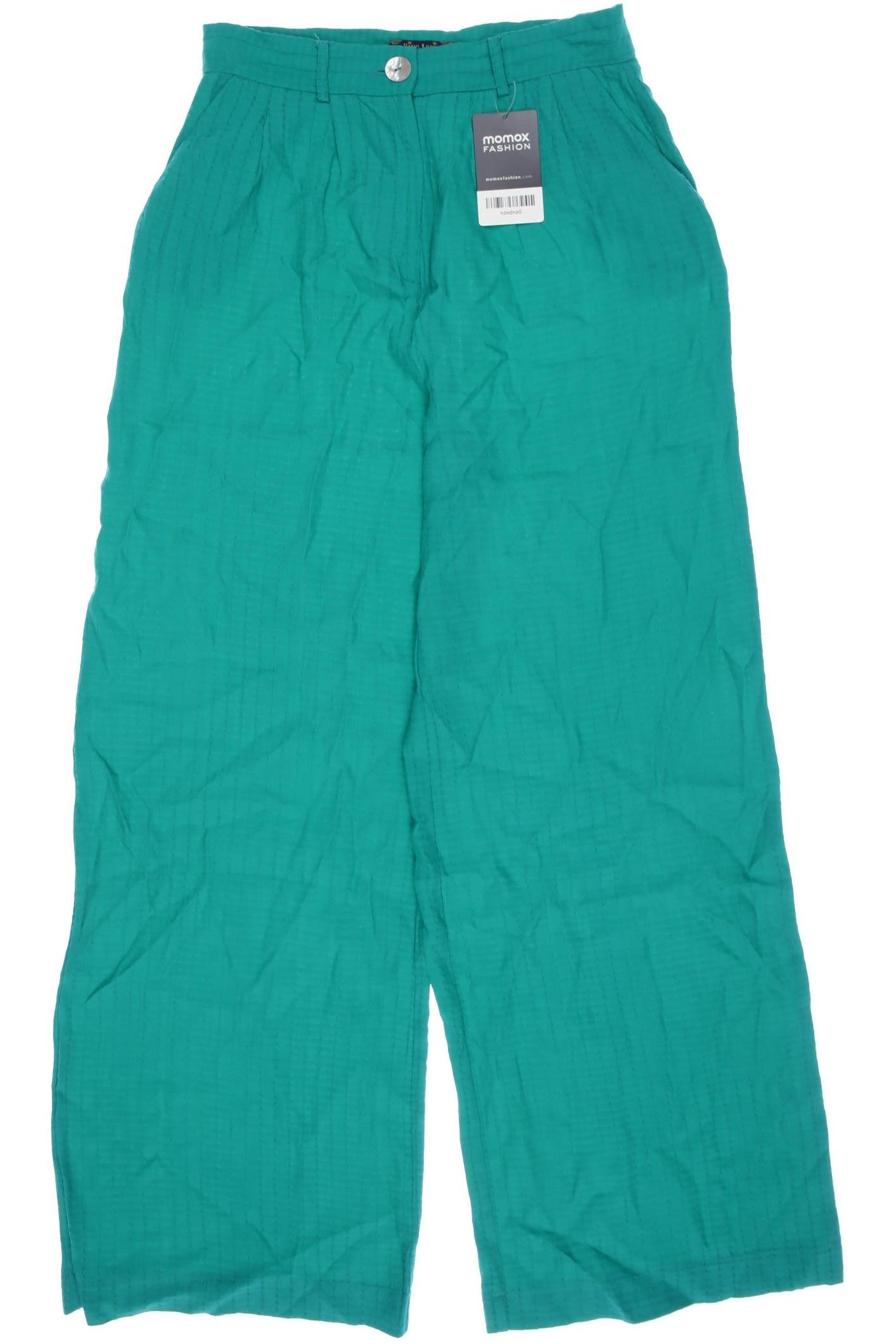 

King Louie Damen Stoffhose, türkis, Gr. 34
