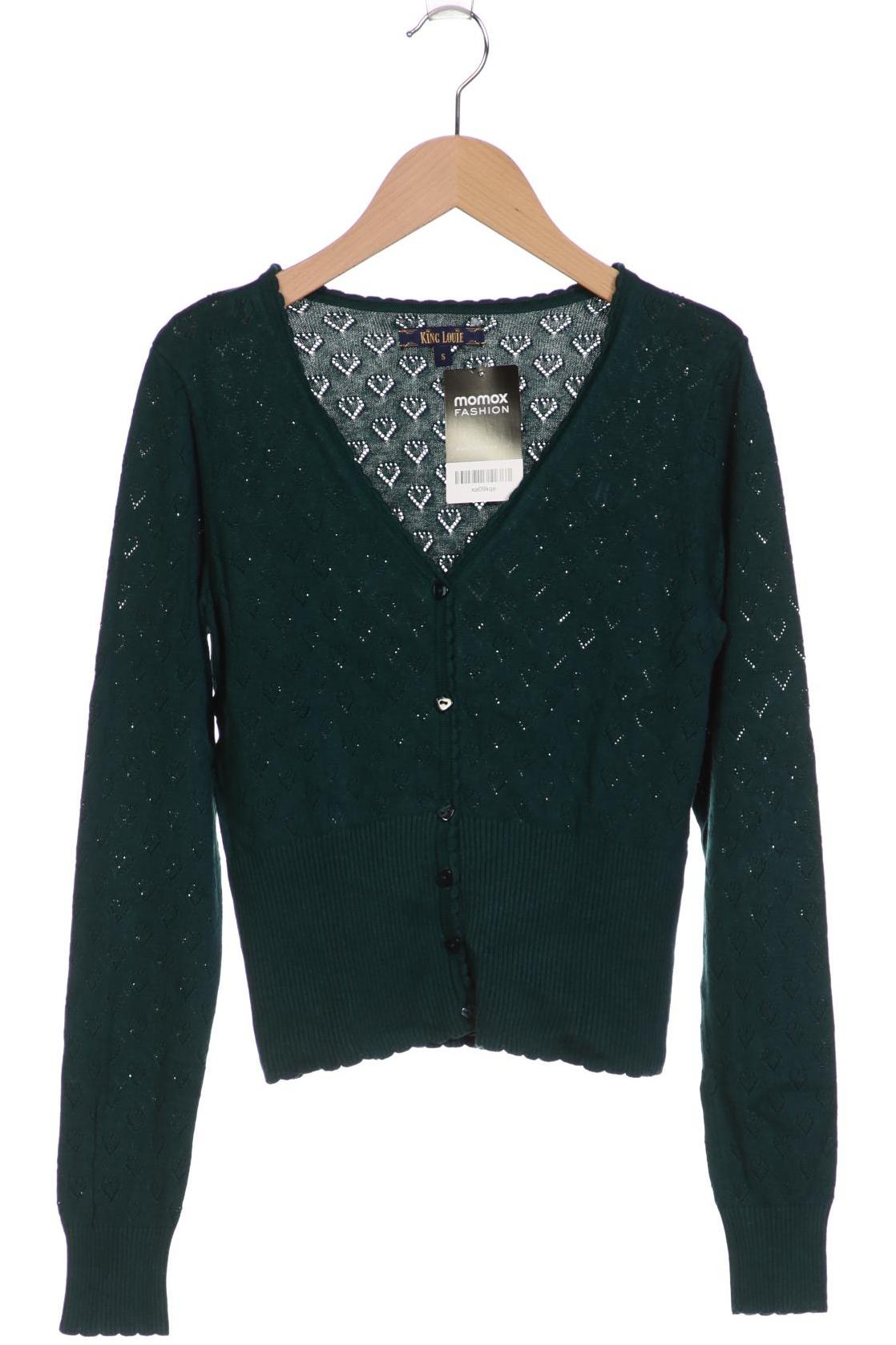 

King Louie Damen Strickjacke, grün, Gr. 36