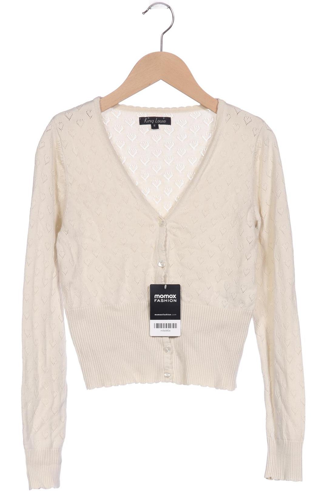 

King Louie Damen Strickjacke, cremeweiß, Gr. 36