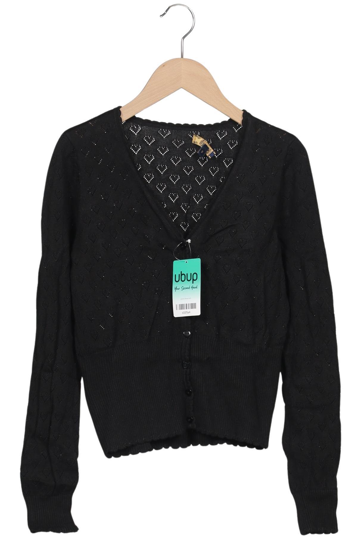 

King Louie Damen Strickjacke, schwarz, Gr. 36