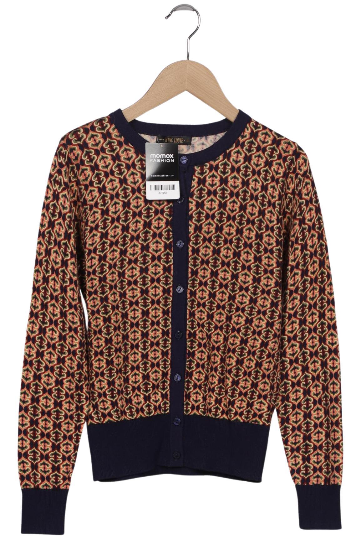 

King Louie Damen Strickjacke, marineblau, Gr. 34