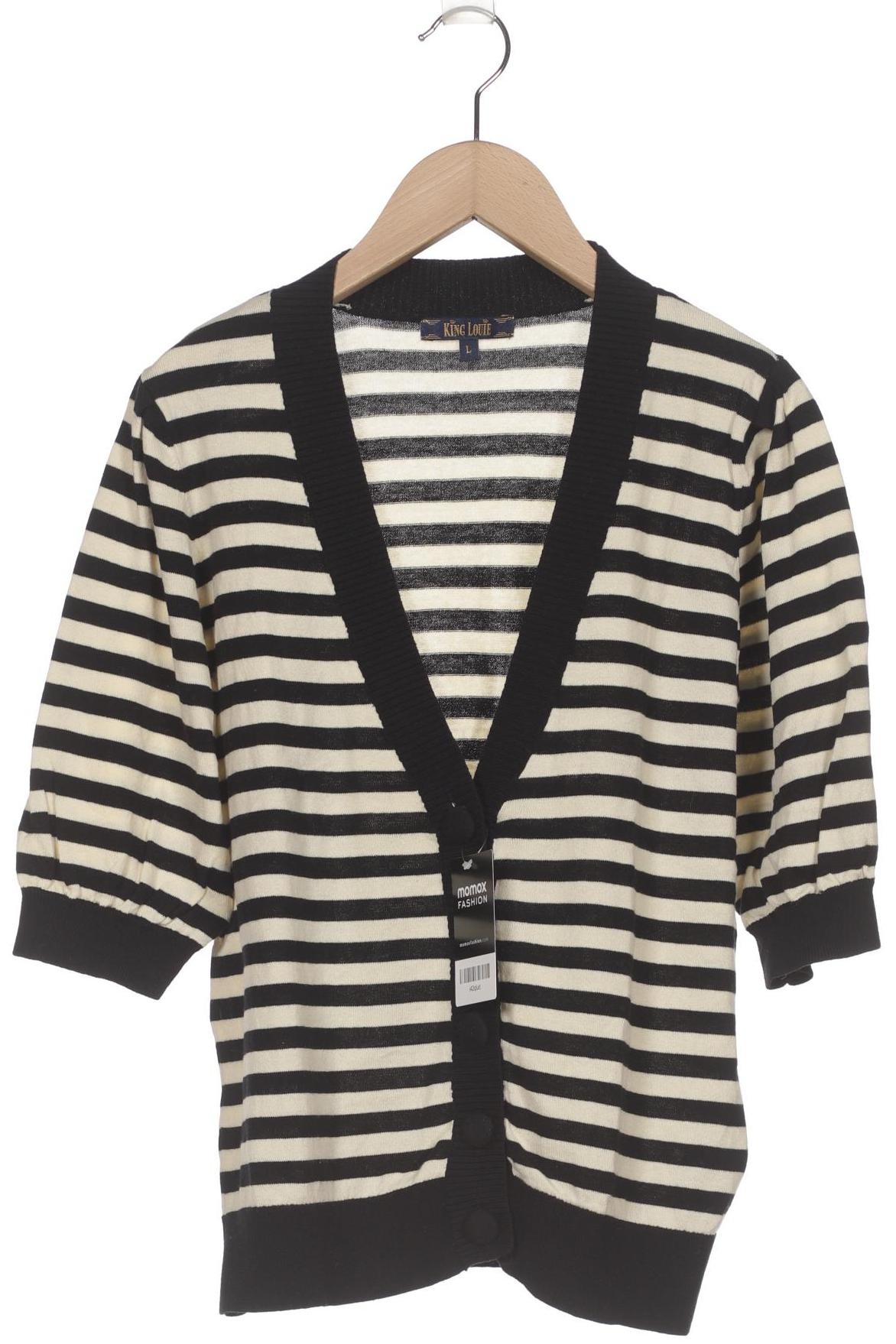 

King Louie Damen Strickjacke, schwarz, Gr. 42