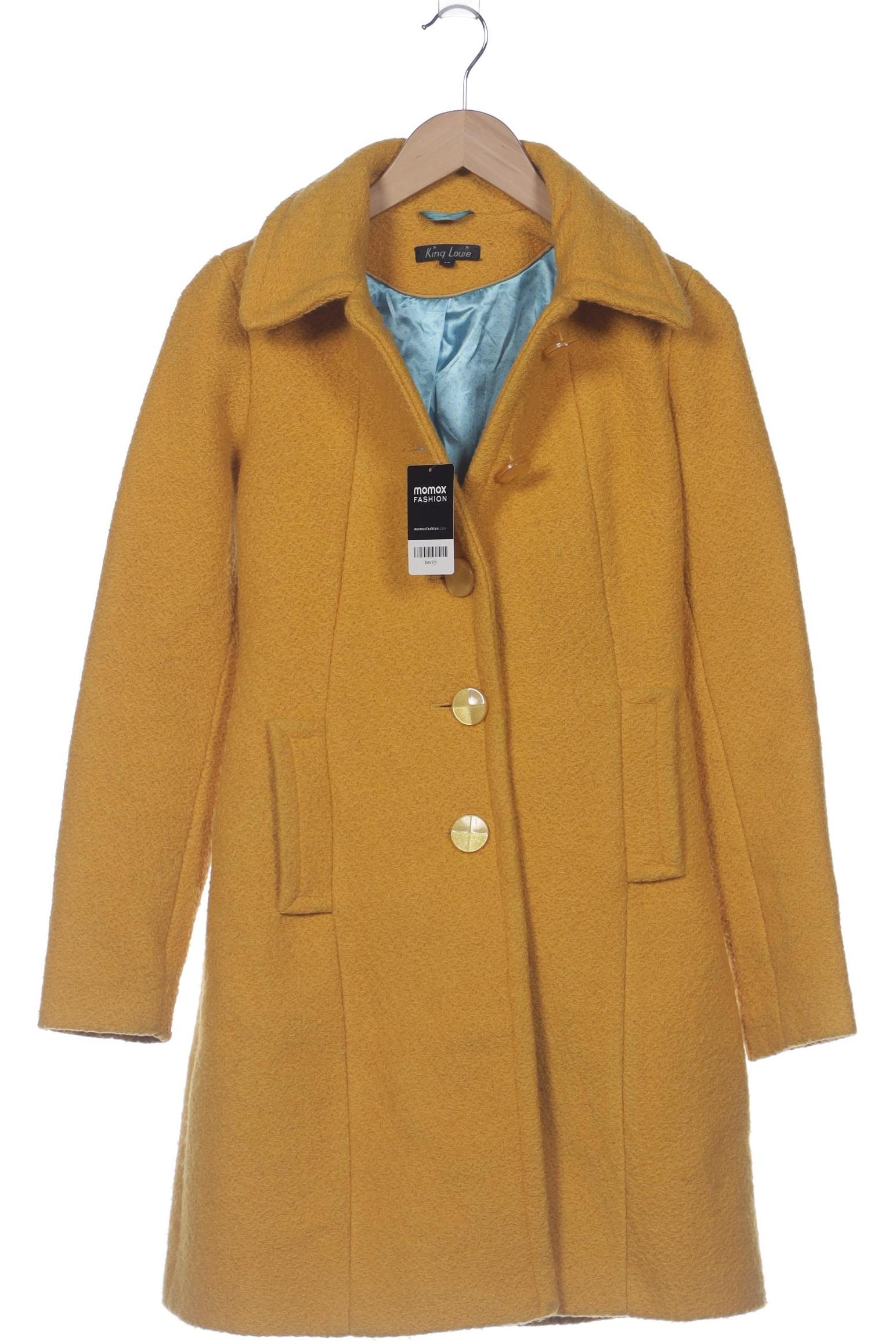 

King Louie Damen Mantel, gelb, Gr. 36