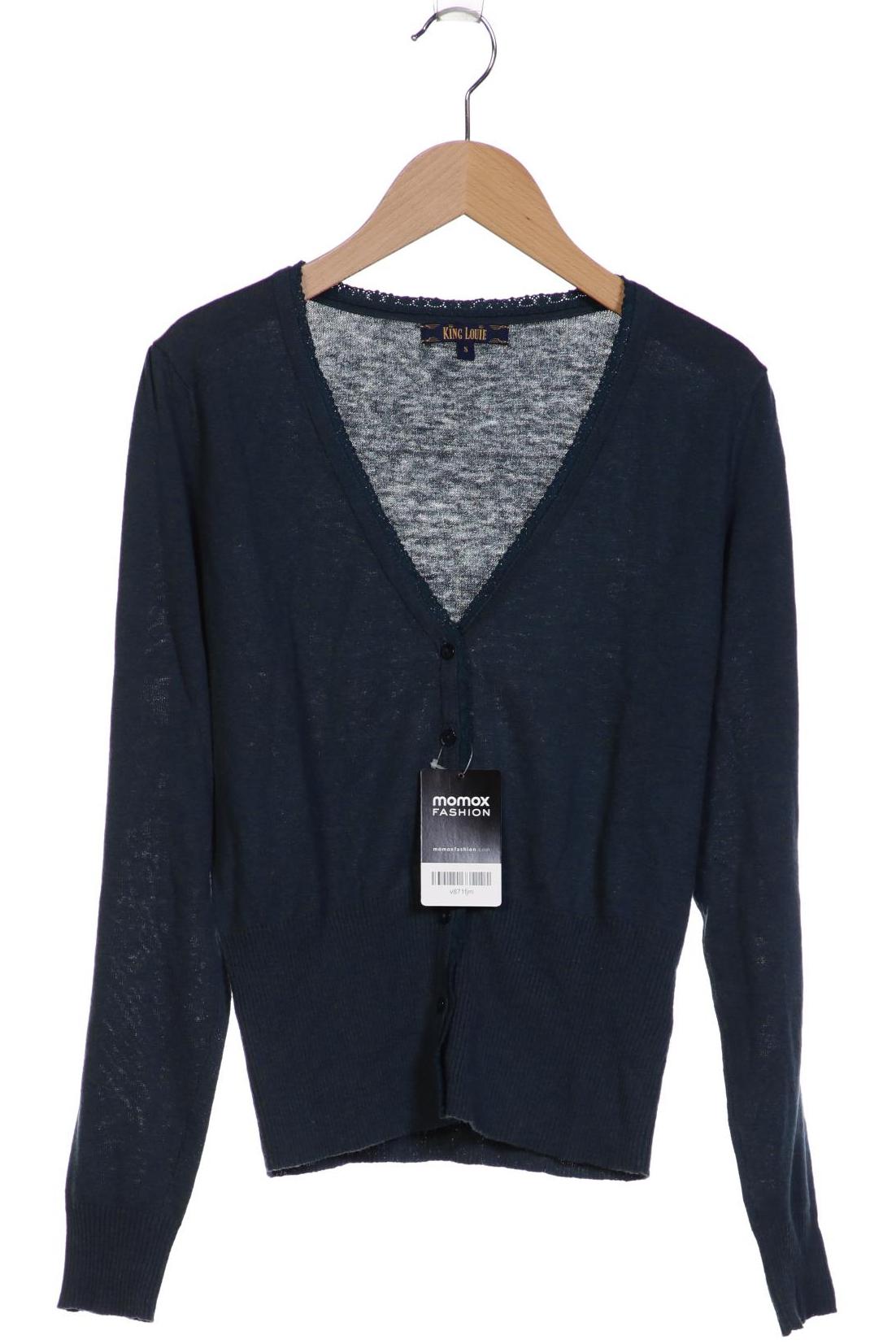 

King Louie Damen Strickjacke, türkis, Gr. 36
