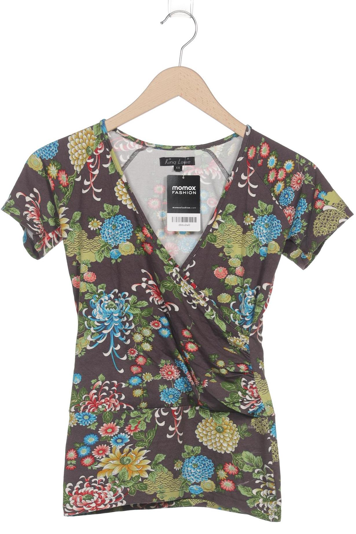 

King Louie Damen T-Shirt, grau, Gr. 34