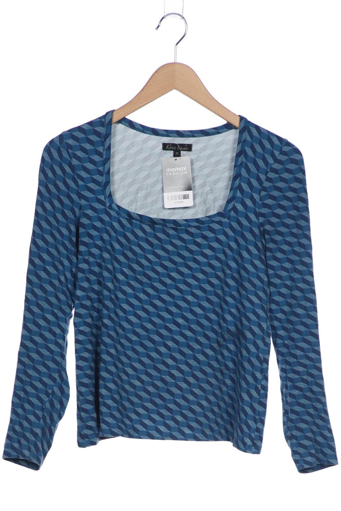 

King Louie Damen Langarmshirt, blau, Gr. 38