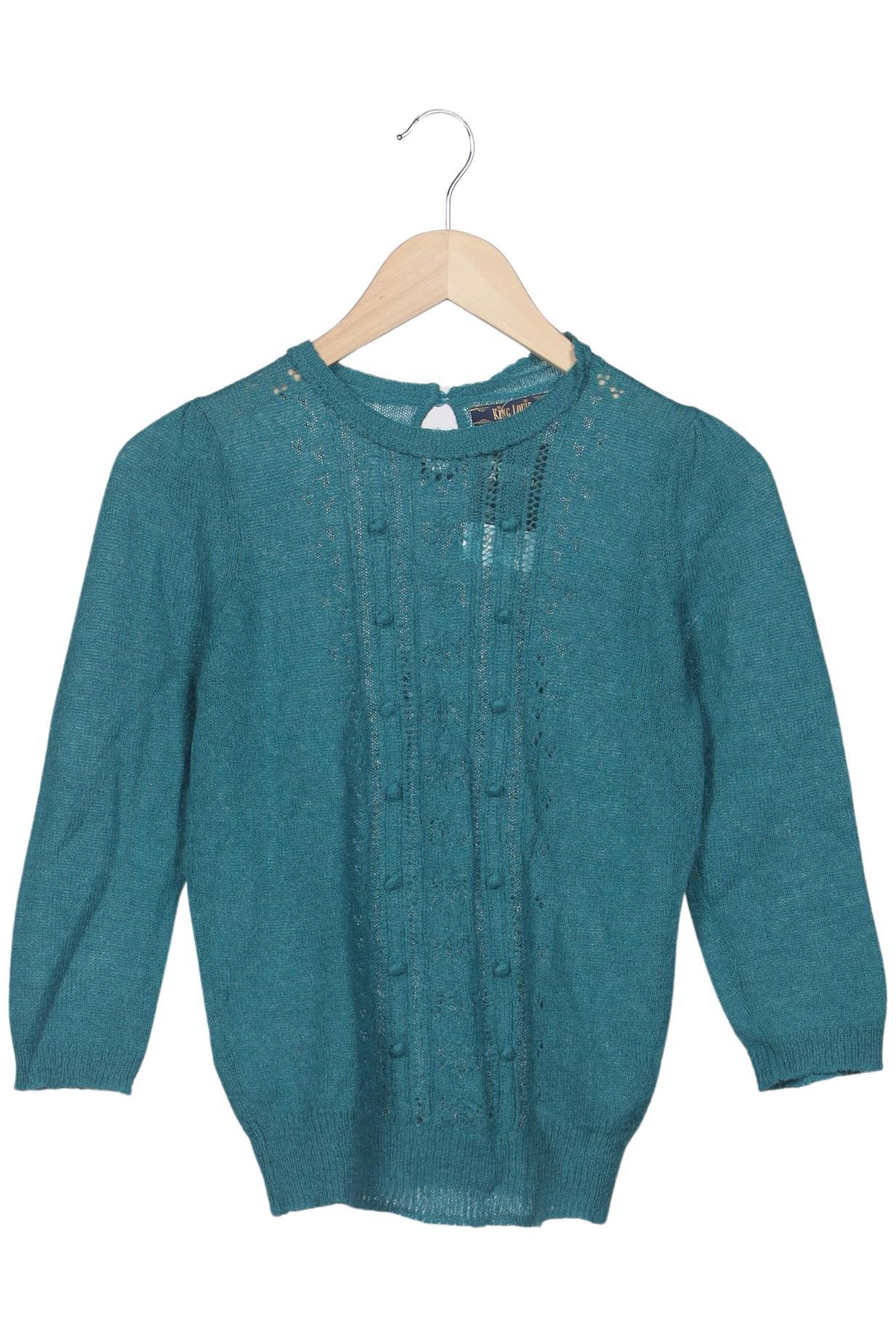 

King Louie Damen Pullover, türkis, Gr. 36