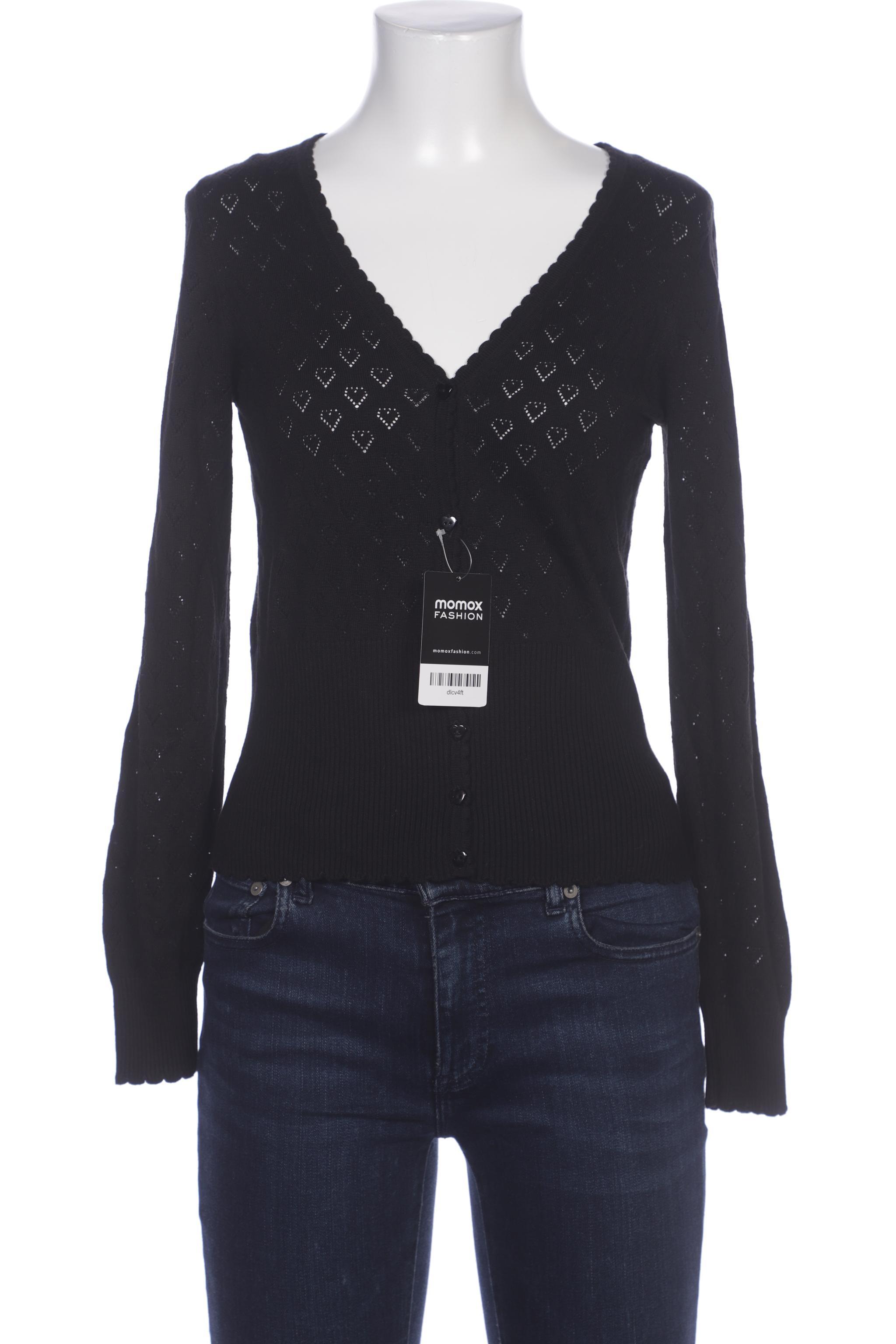 

King Louie Damen Strickjacke, schwarz, Gr. 38