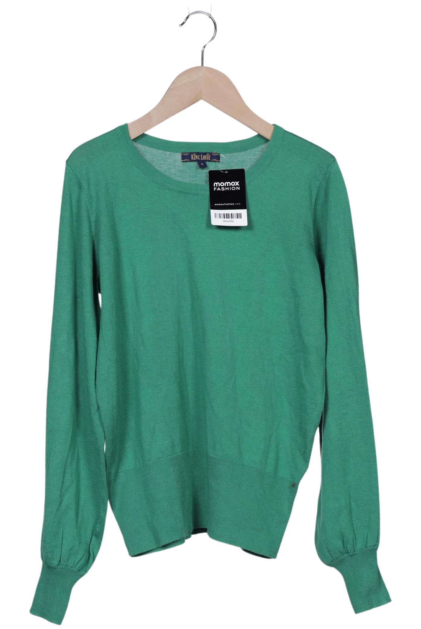 

King Louie Damen Pullover, grün, Gr. 36