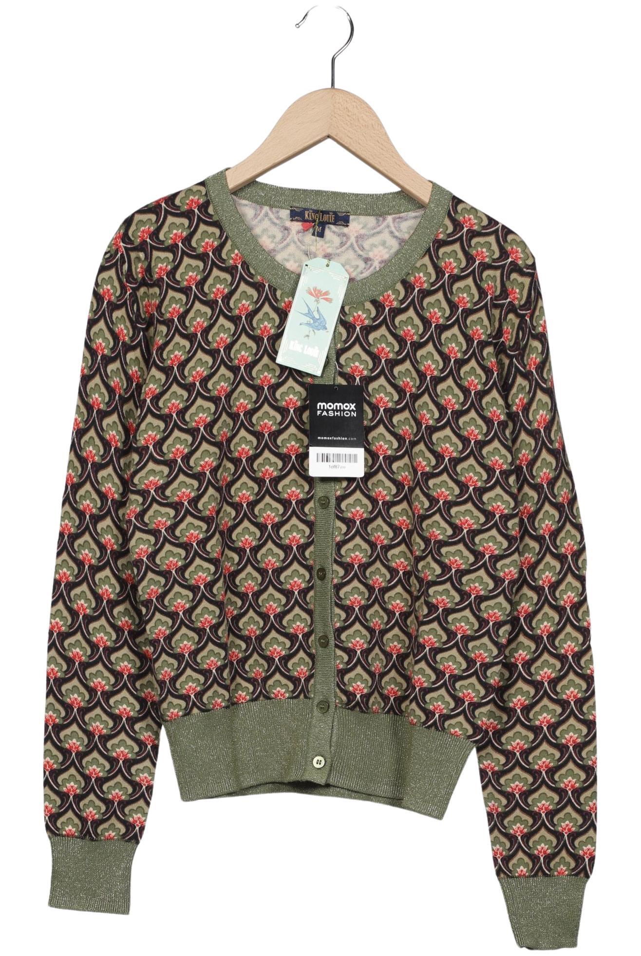 

King Louie Damen Strickjacke, grün, Gr. 38