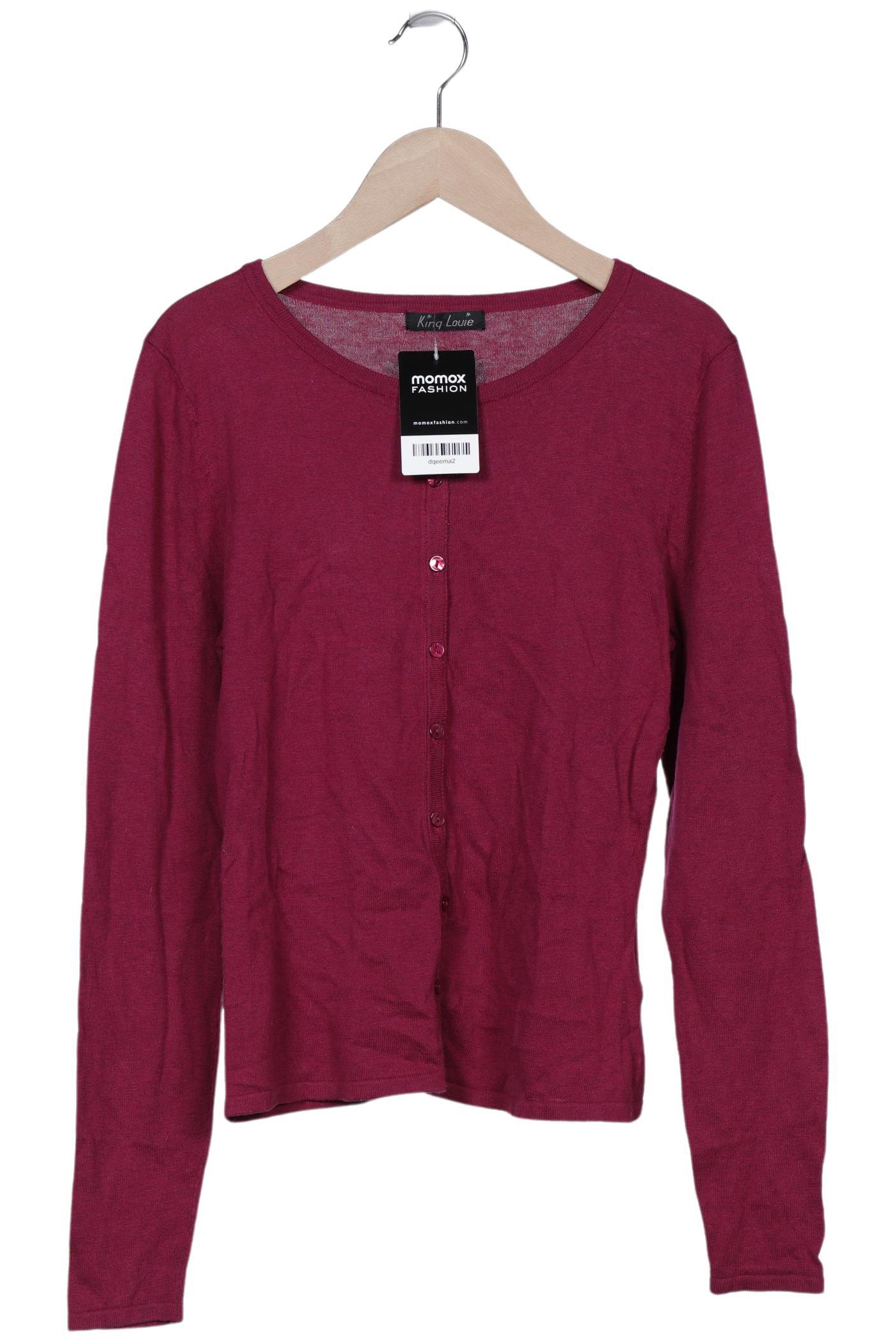 

King Louie Damen Strickjacke, bordeaux, Gr. 34