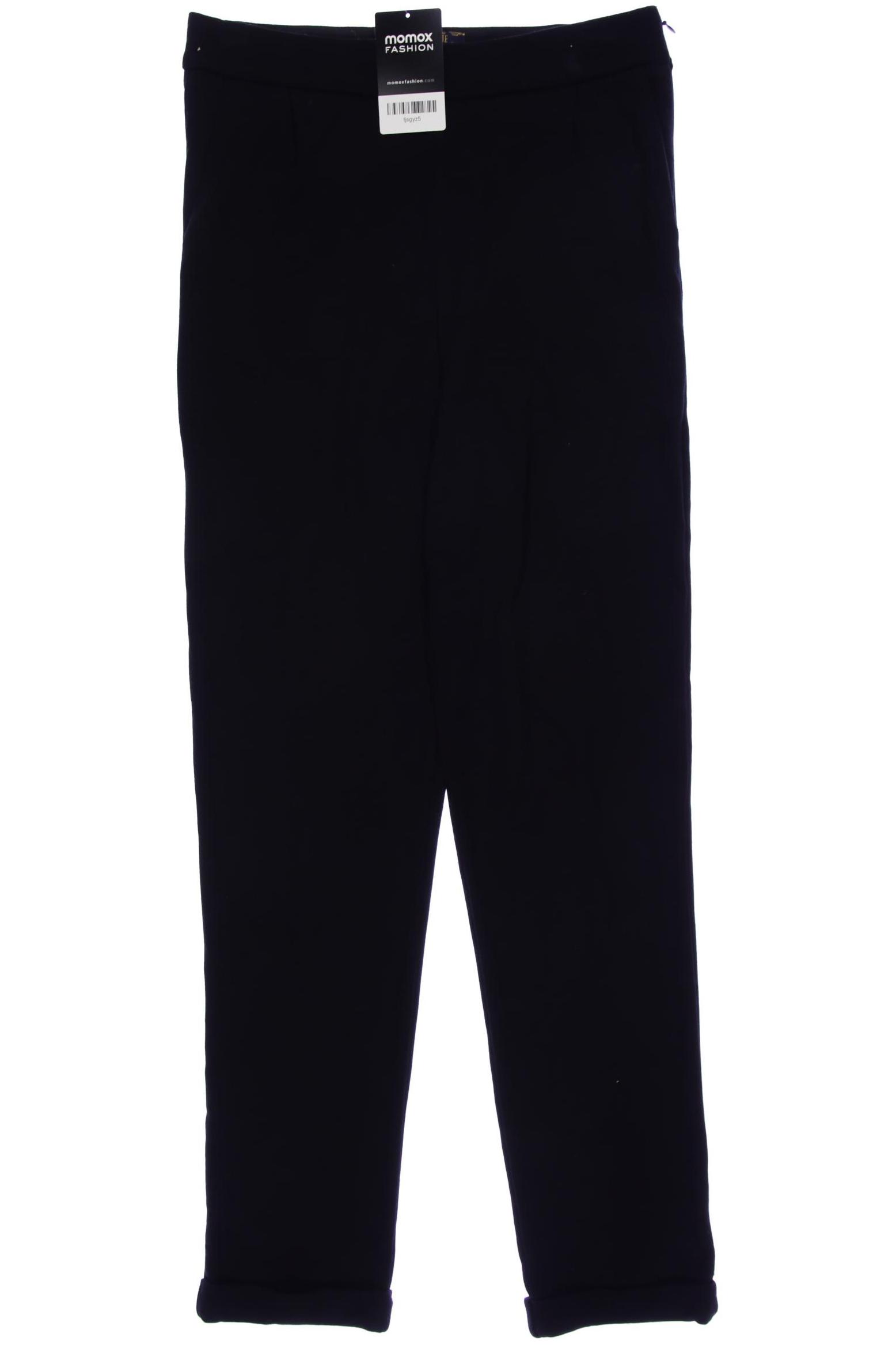 

King Louie Damen Stoffhose, schwarz, Gr. 0