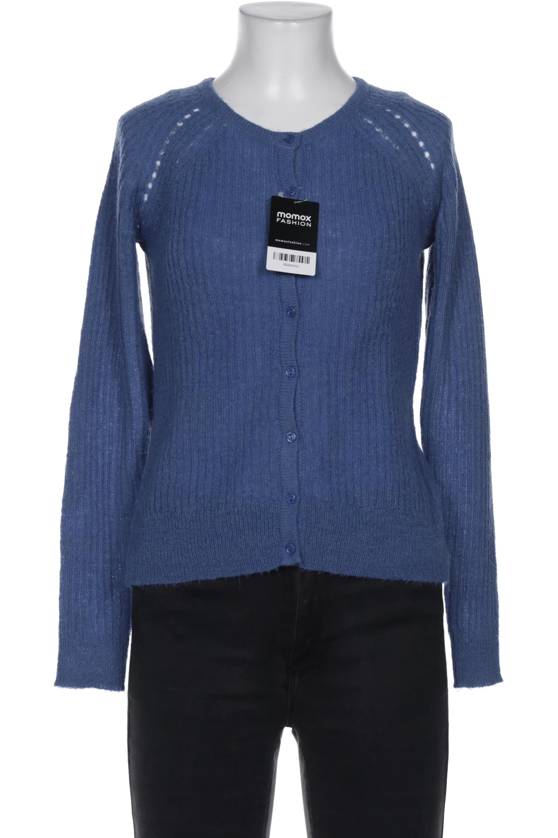 

King Louie Damen Strickjacke, blau, Gr. 38