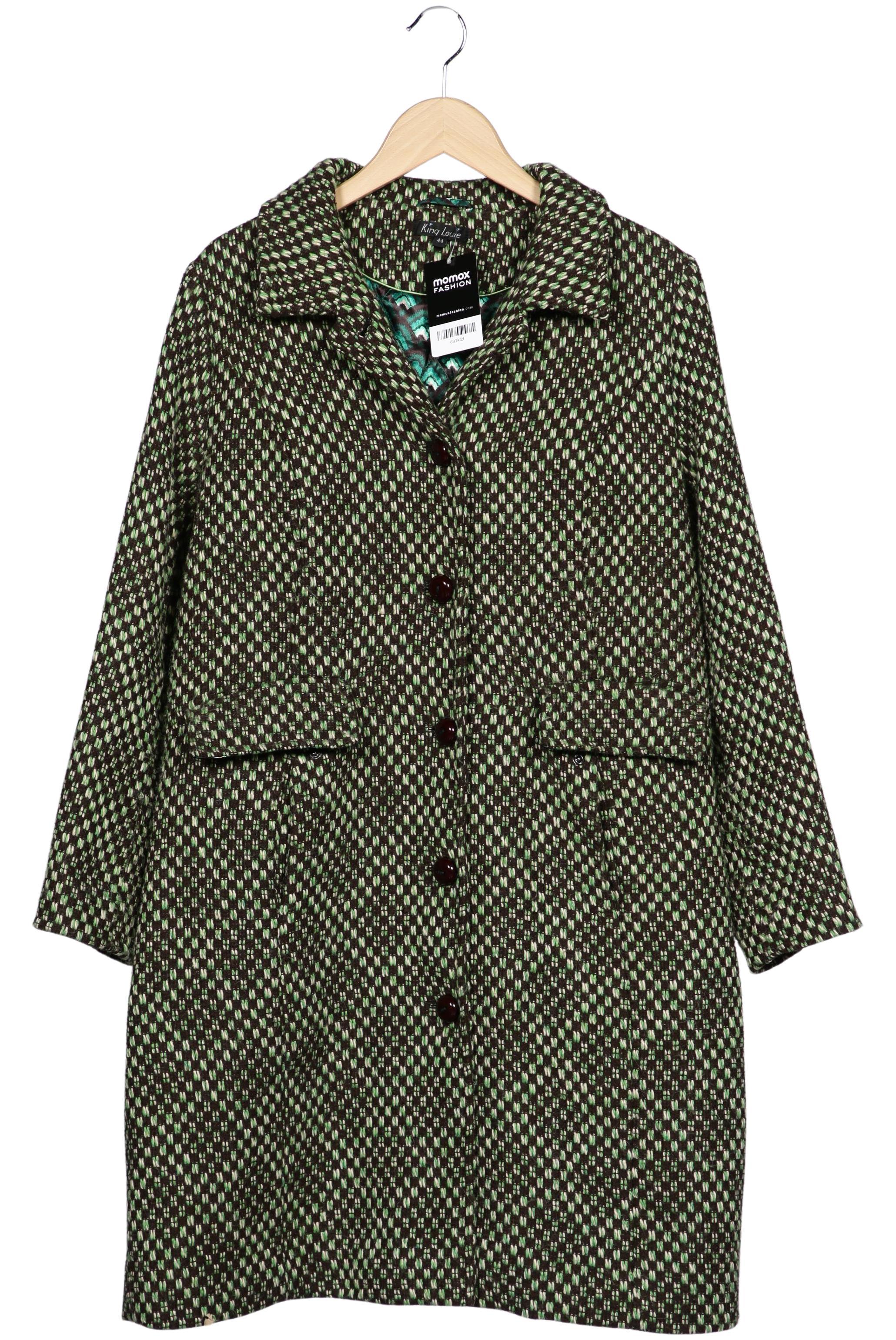

King Louie Damen Mantel, grün, Gr. 44