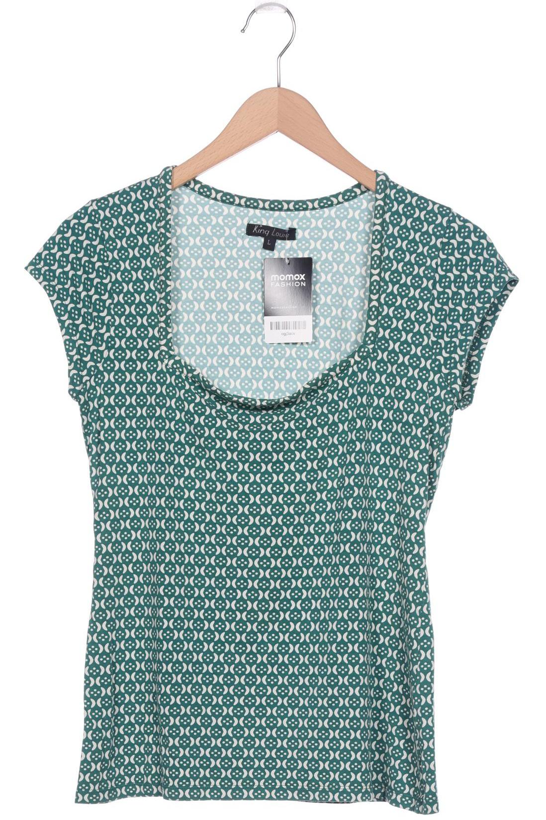 

King Louie Damen T-Shirt, türkis, Gr. 42