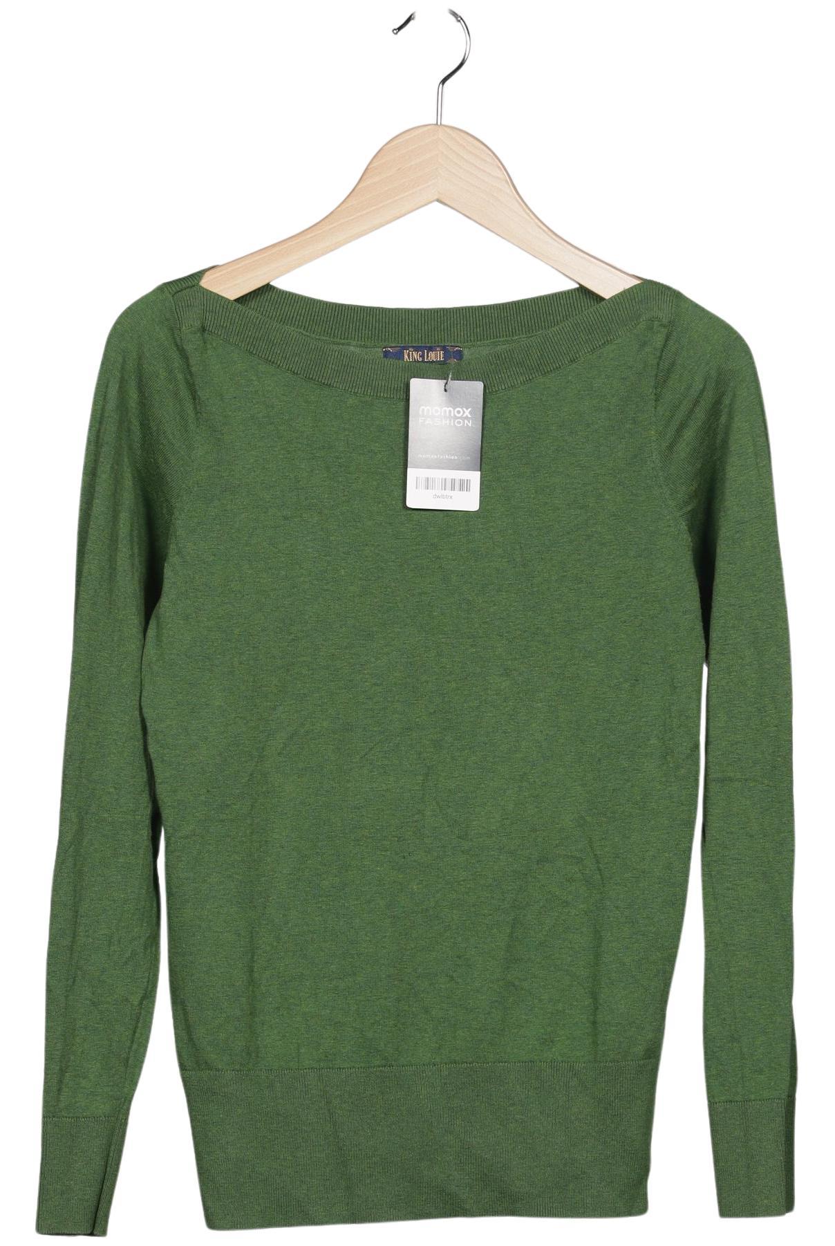 

King Louie Damen Pullover, grün, Gr. 42