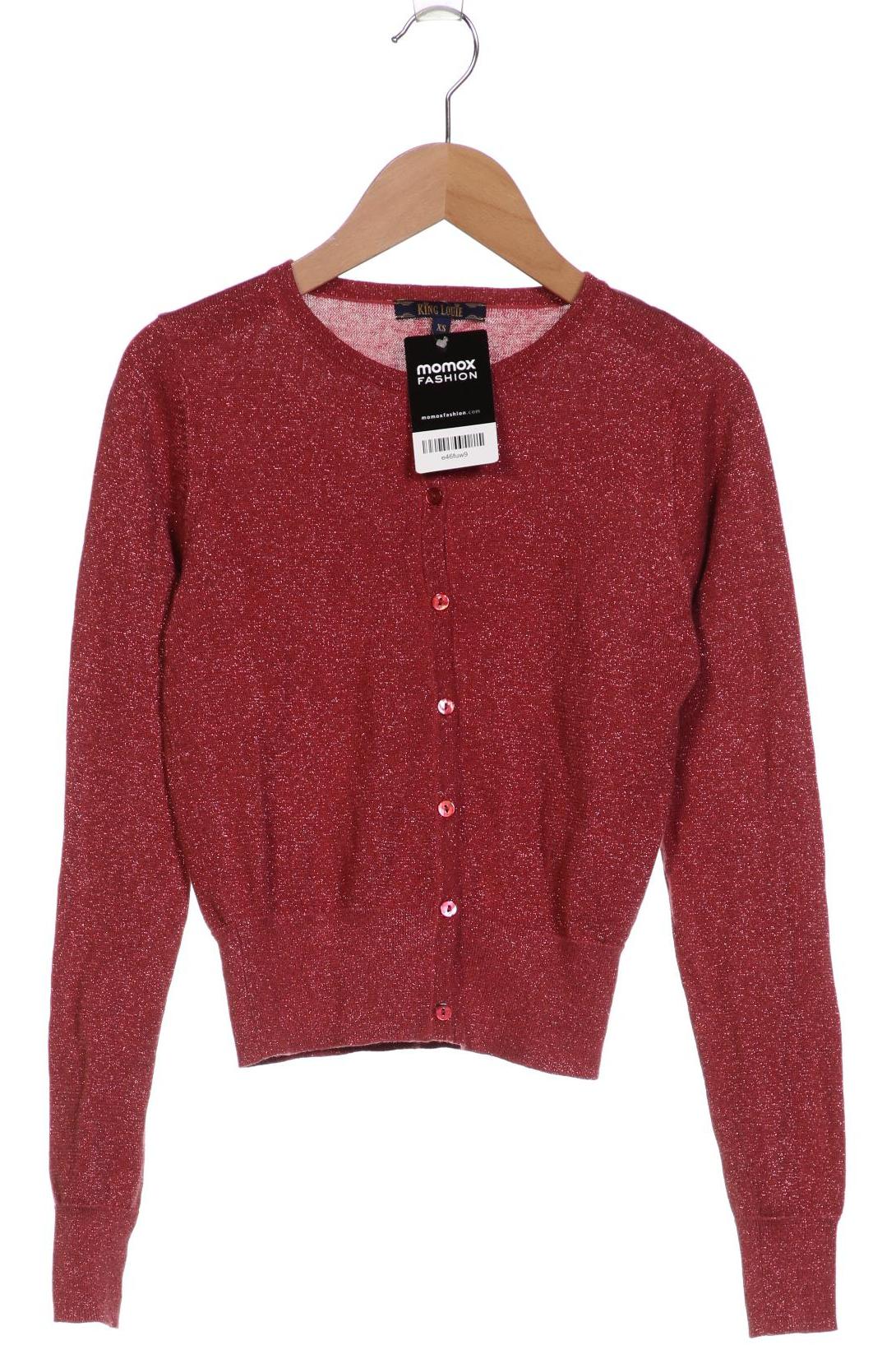 

King Louie Damen Strickjacke, pink, Gr. 34