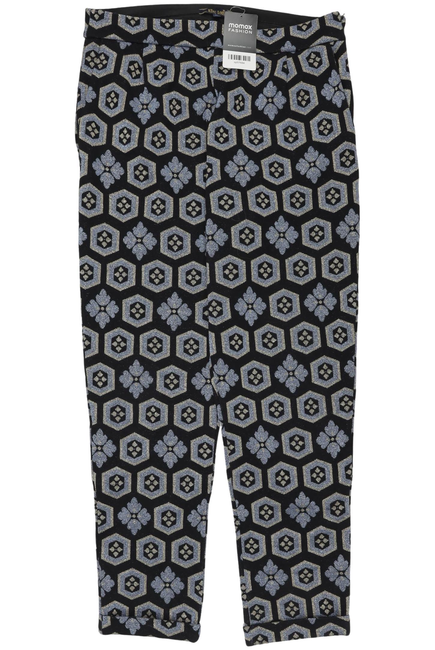 

King Louie Damen Stoffhose, marineblau, Gr. 40