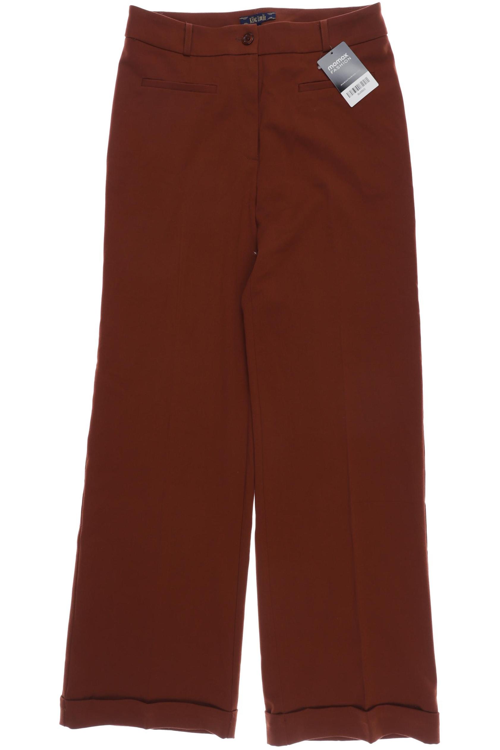 

King Louie Damen Stoffhose, braun, Gr. 38