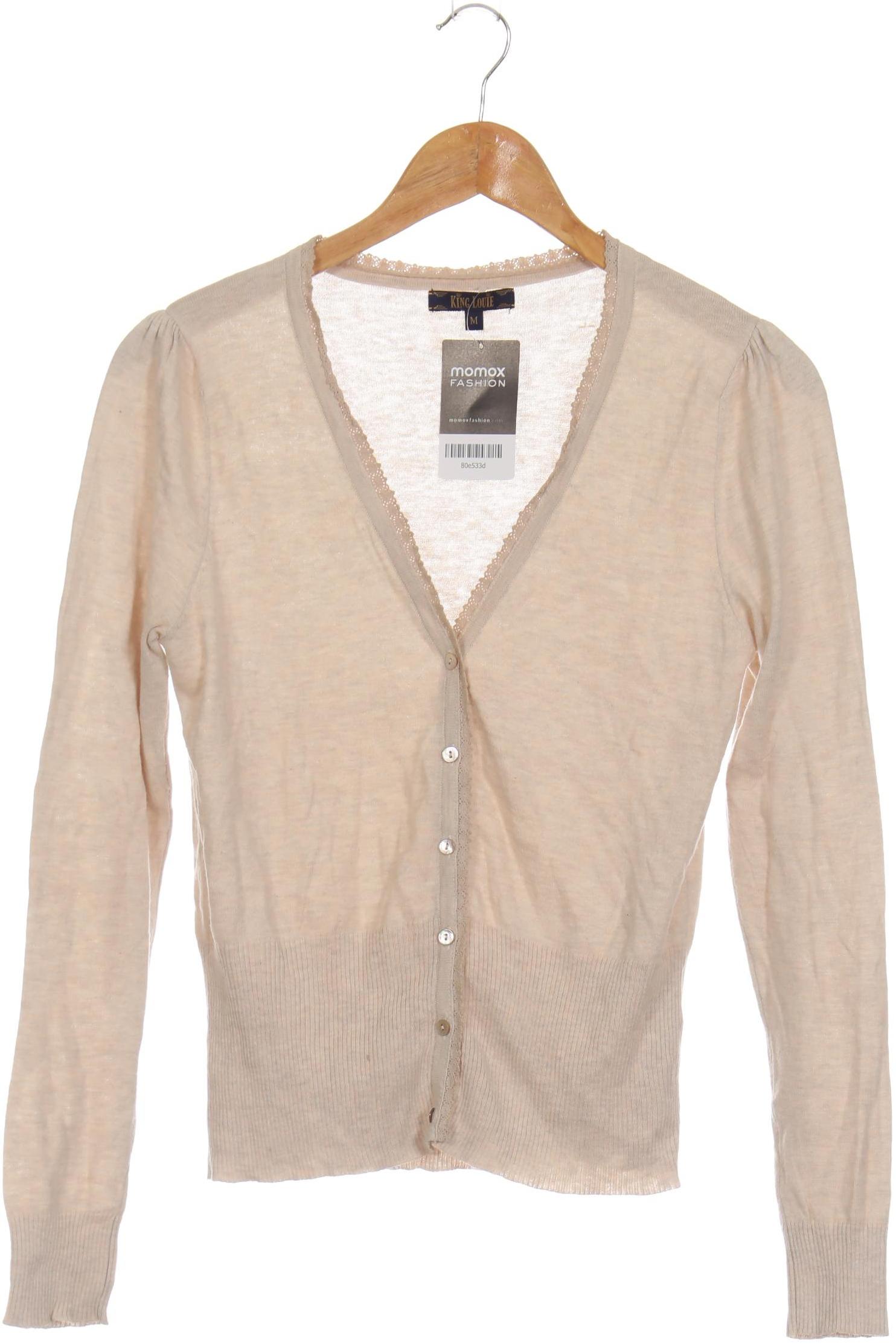 

King Louie Damen Strickjacke, beige, Gr. 38