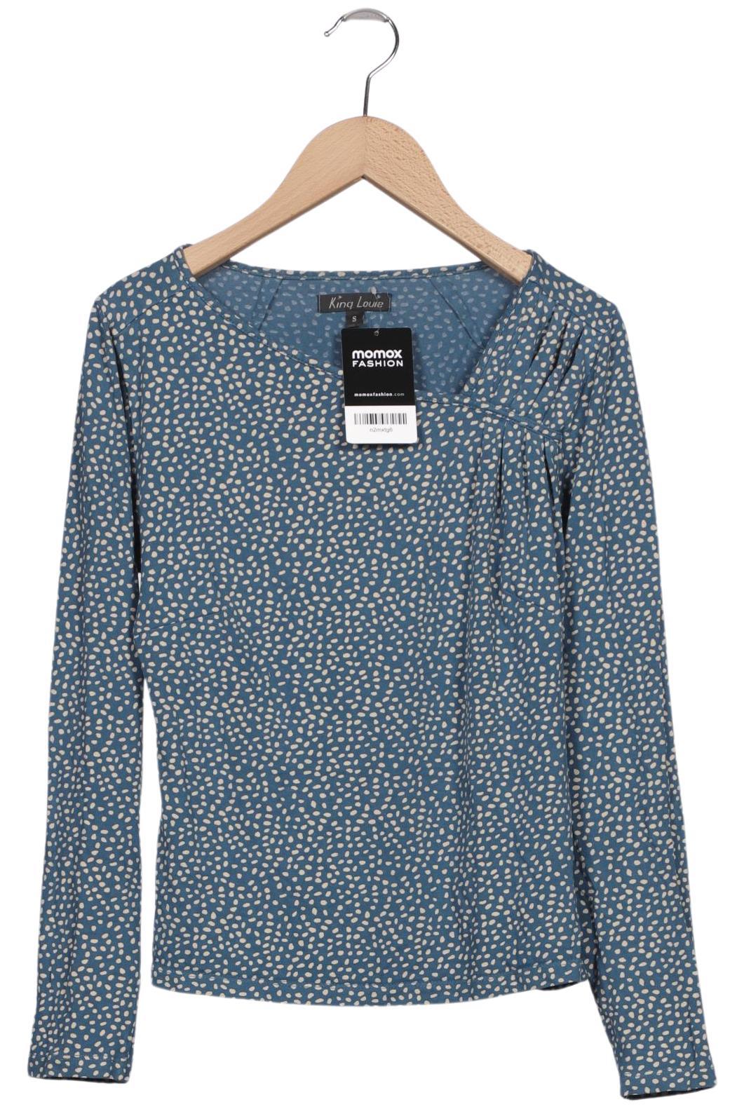 

King Louie Damen Langarmshirt, blau, Gr. 36