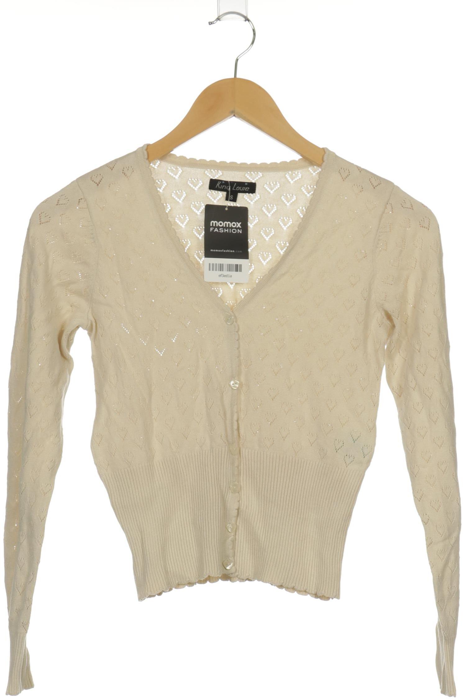 

King Louie Damen Strickjacke, beige, Gr. 36
