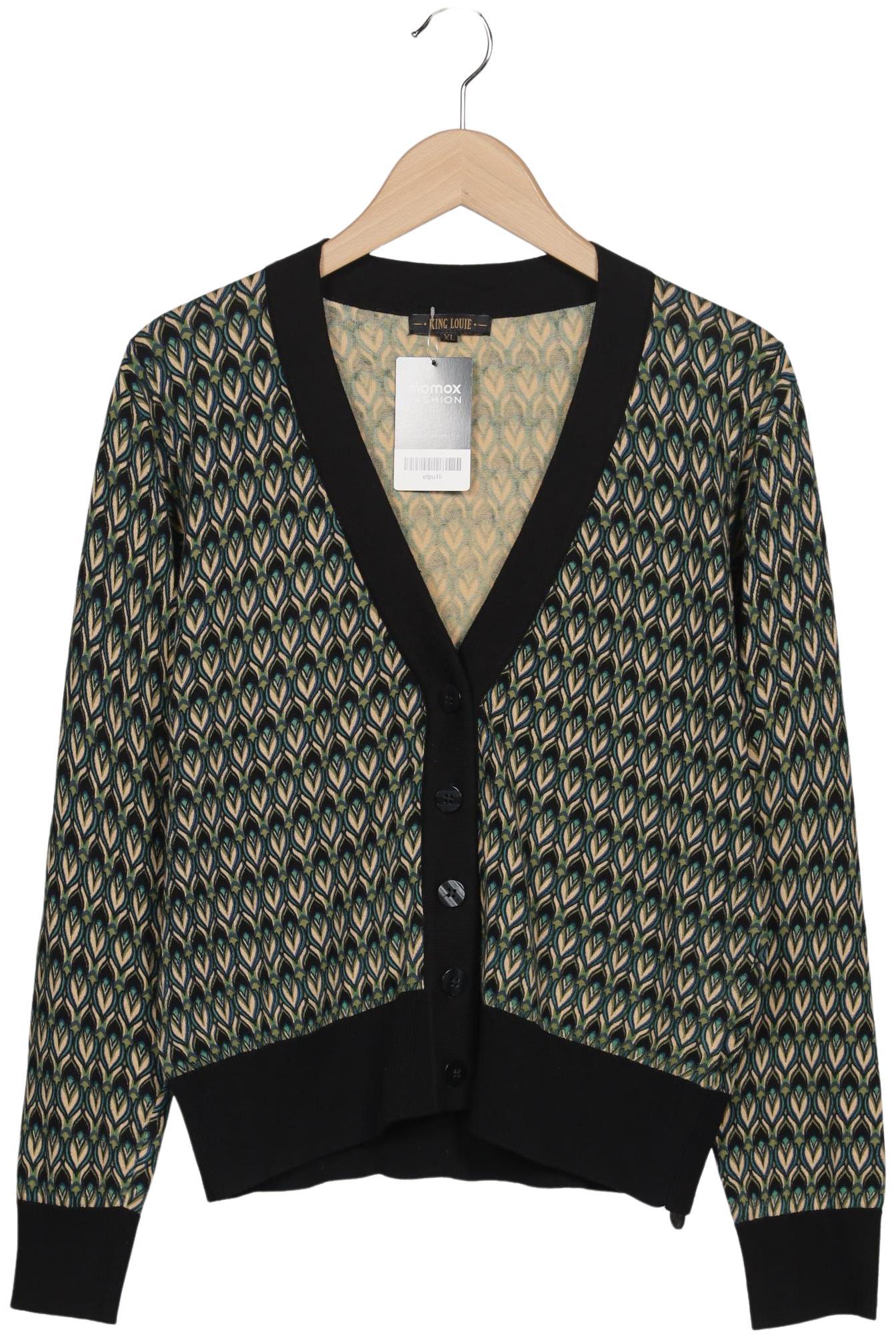 

King Louie Damen Strickjacke, mehrfarbig, Gr. 44