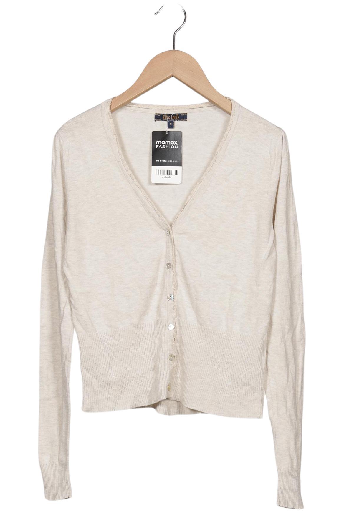 

King Louie Damen Strickjacke, beige, Gr. 36