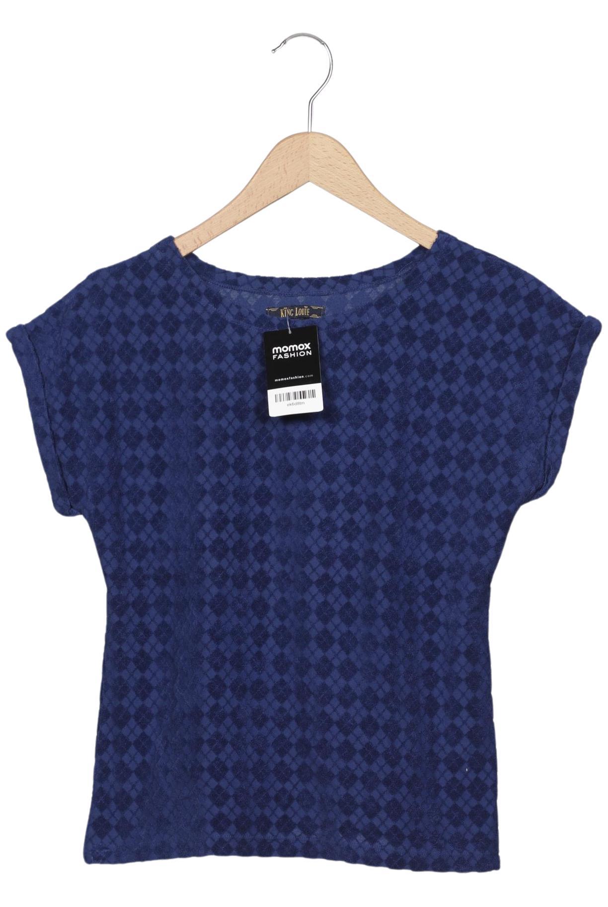 

King Louie Damen T-Shirt, marineblau, Gr. 34