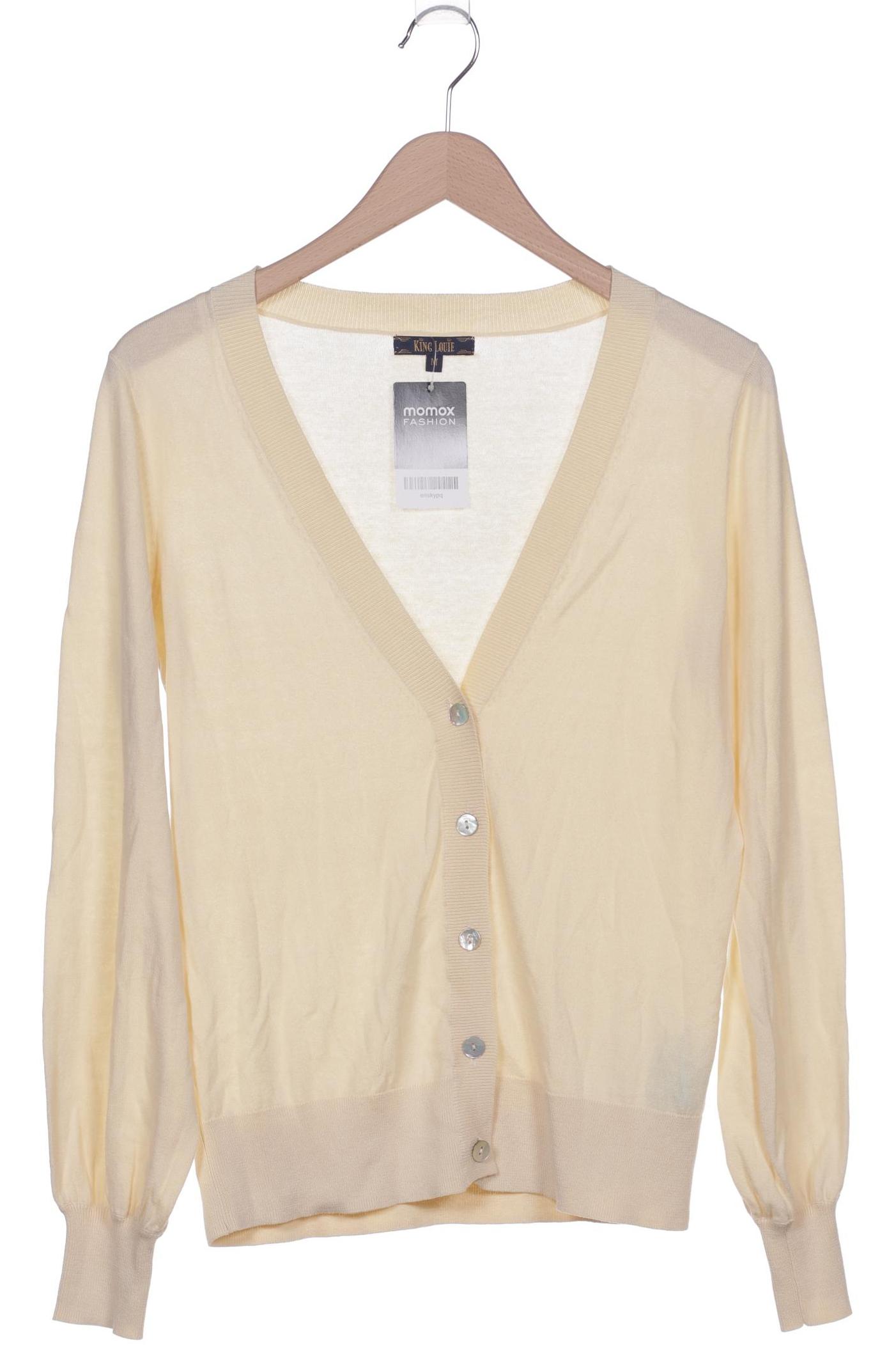 

King Louie Damen Strickjacke, cremeweiß, Gr. 38