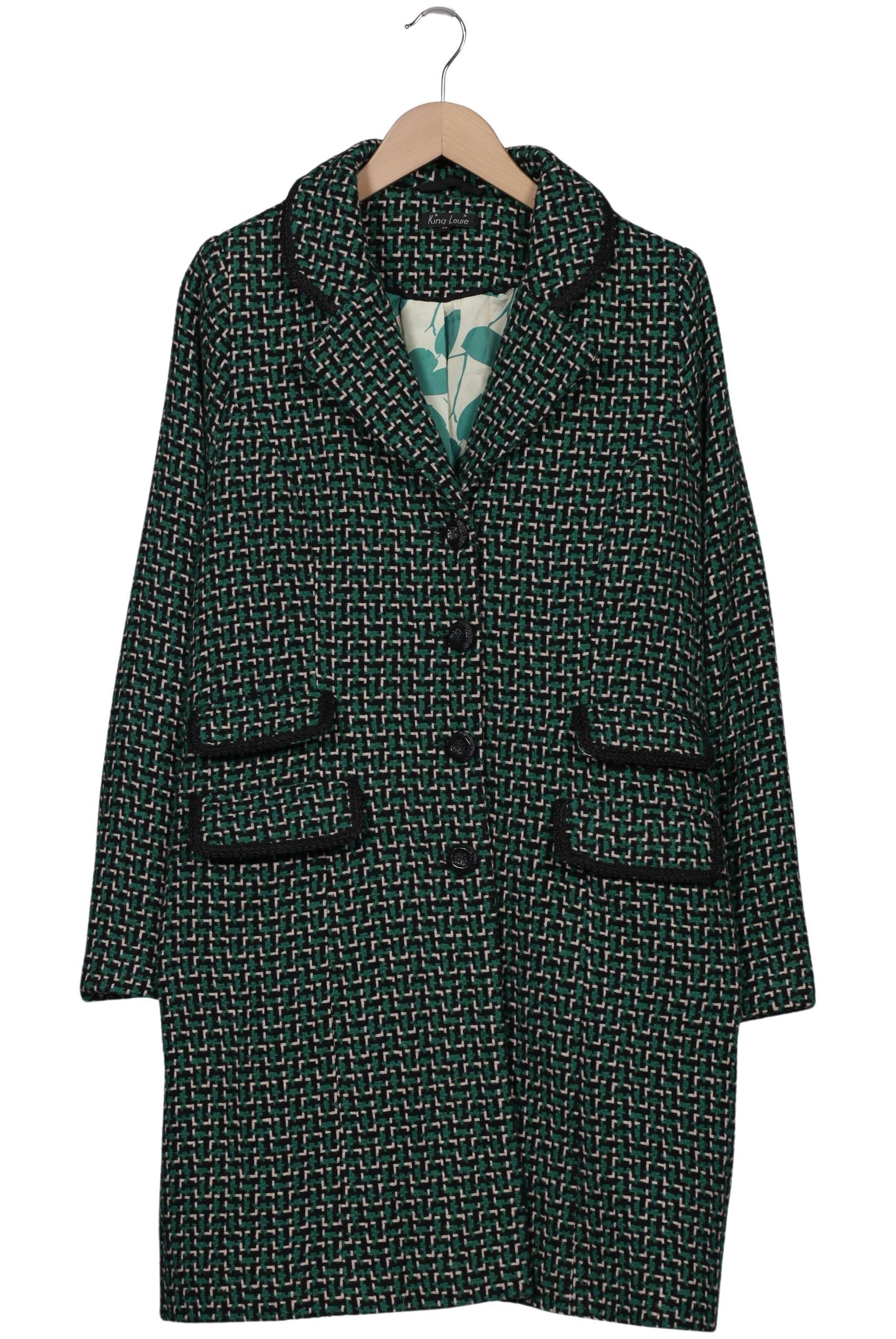 

King Louie Damen Mantel, grün, Gr. 44