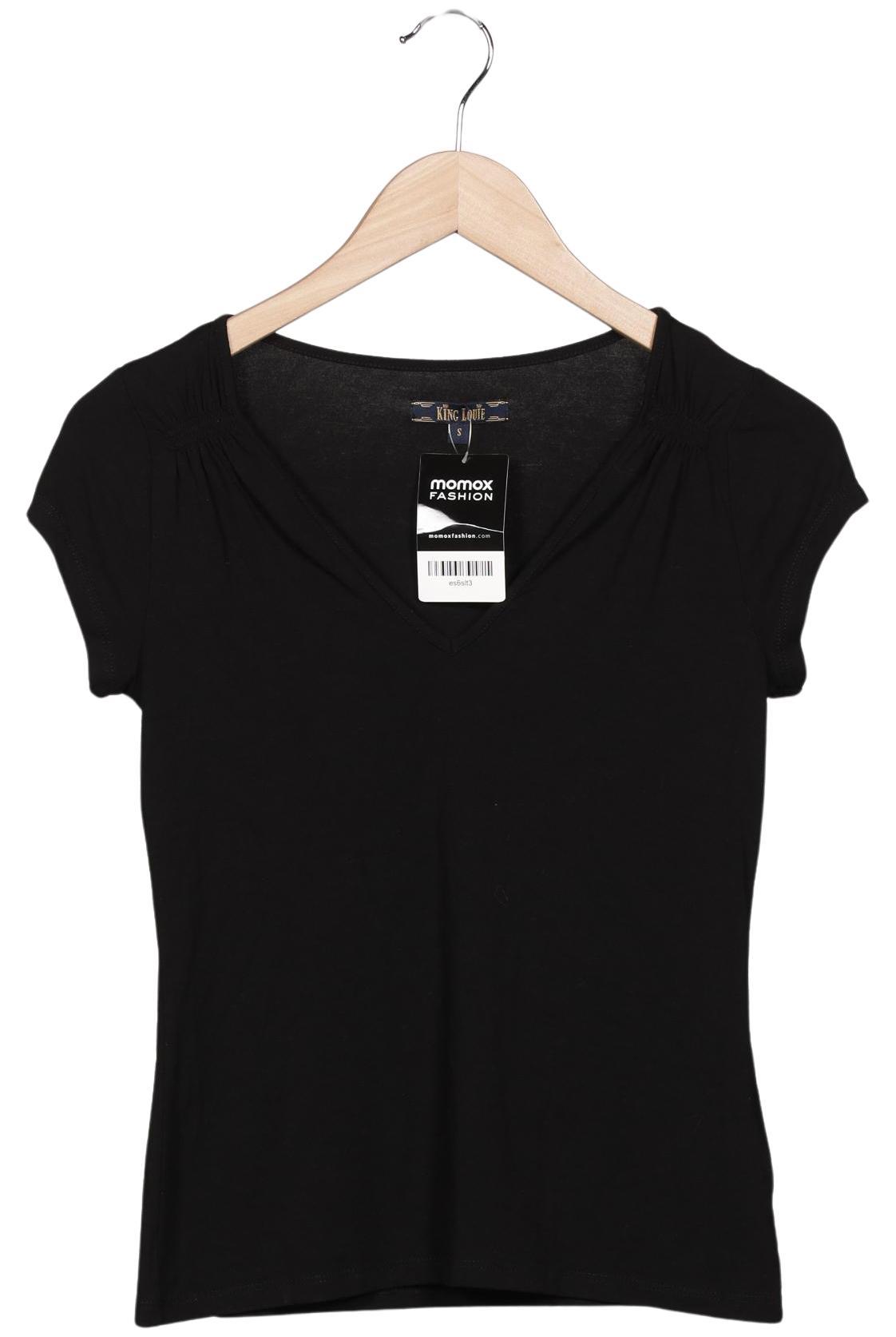 

King Louie Damen T-Shirt, schwarz, Gr. 36