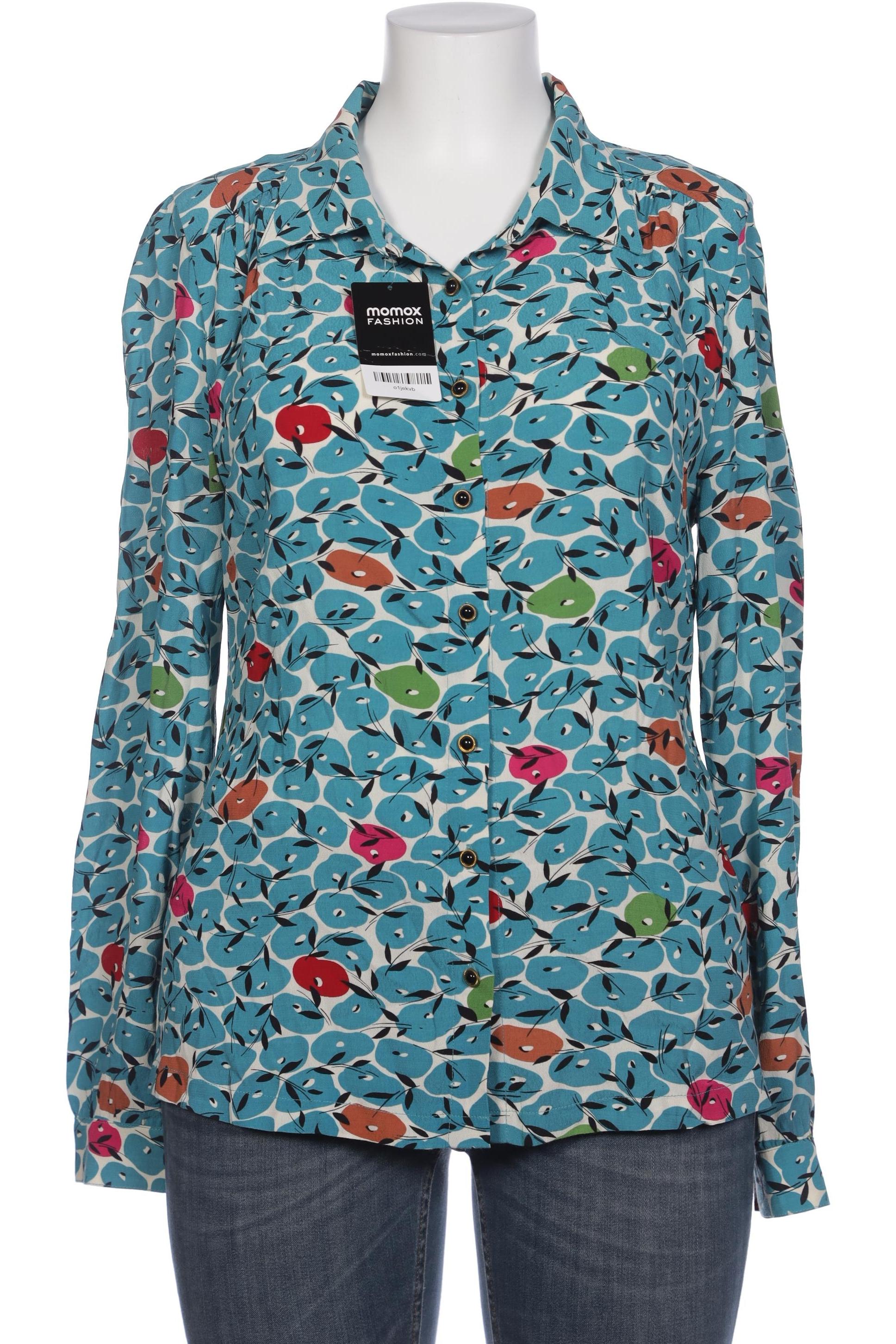 

King Louie Damen Bluse, blau, Gr. 44