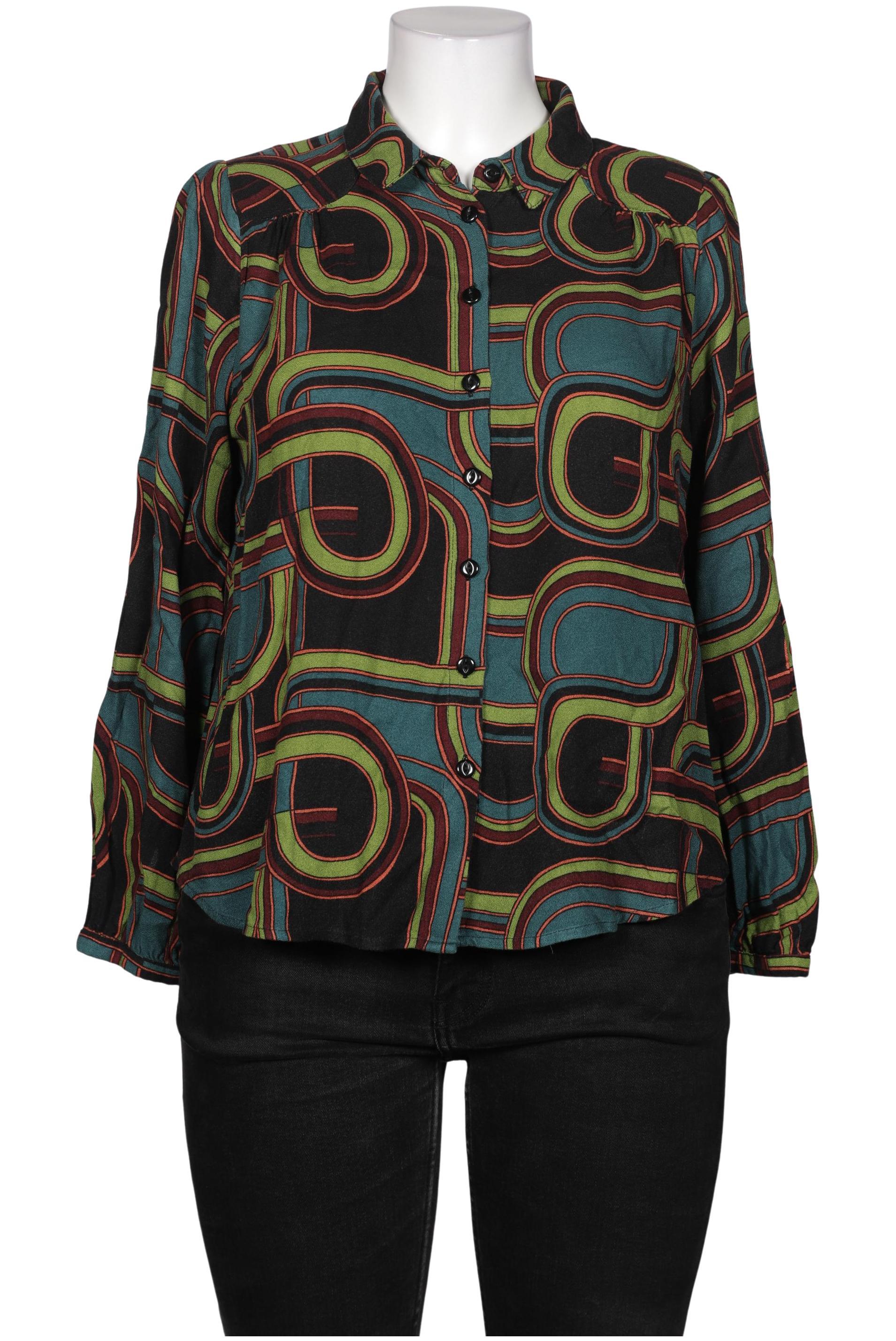 

King Louie Damen Bluse, mehrfarbig, Gr. 42