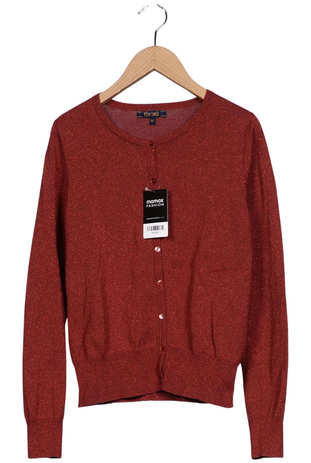 

King Louie Damen Strickjacke, rot, Gr. 38