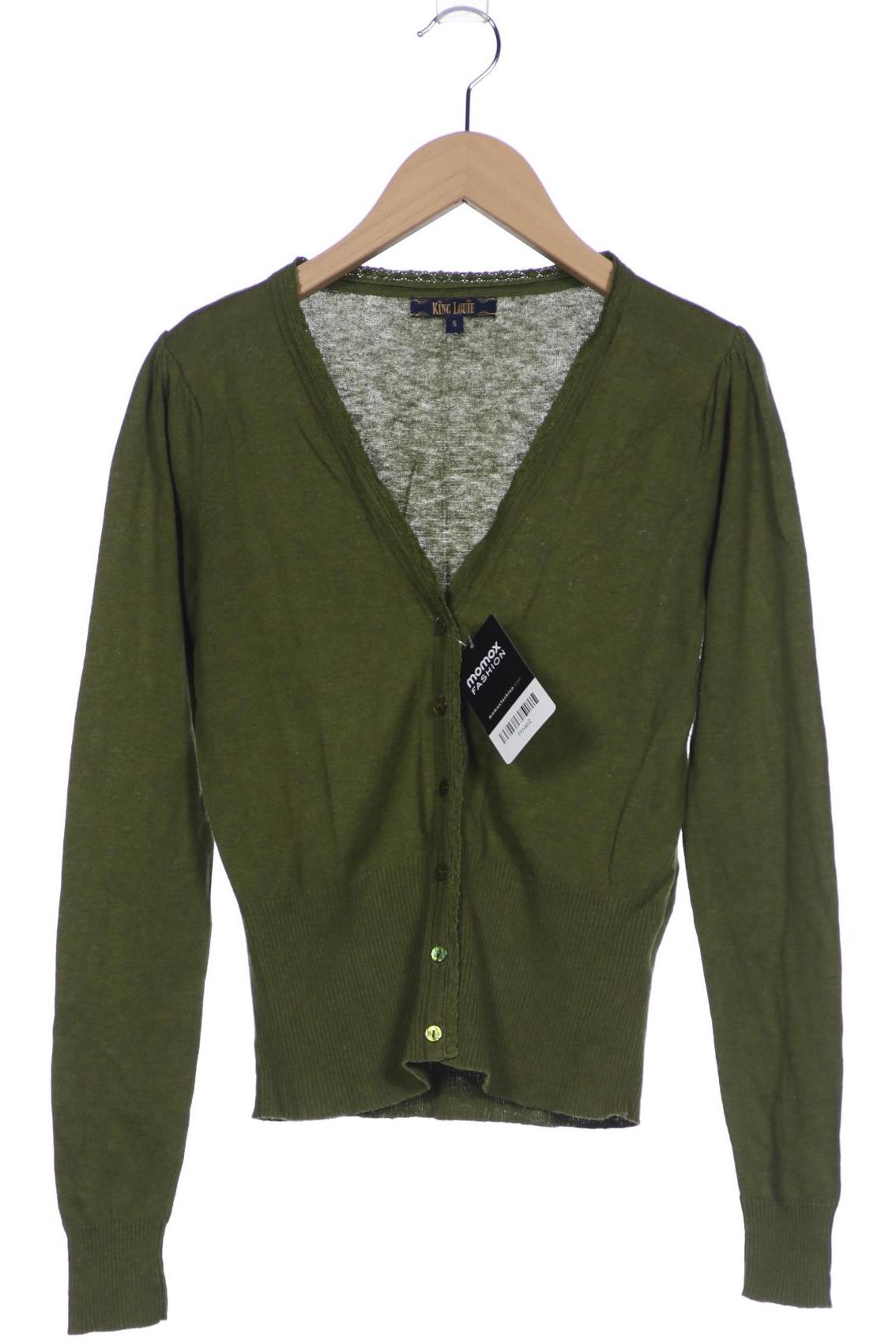 

King Louie Damen Strickjacke, grün, Gr. 36