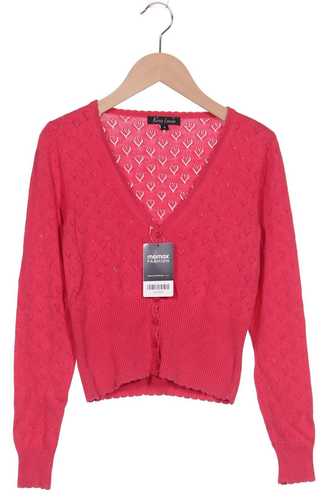

King Louie Damen Strickjacke, pink, Gr. 36