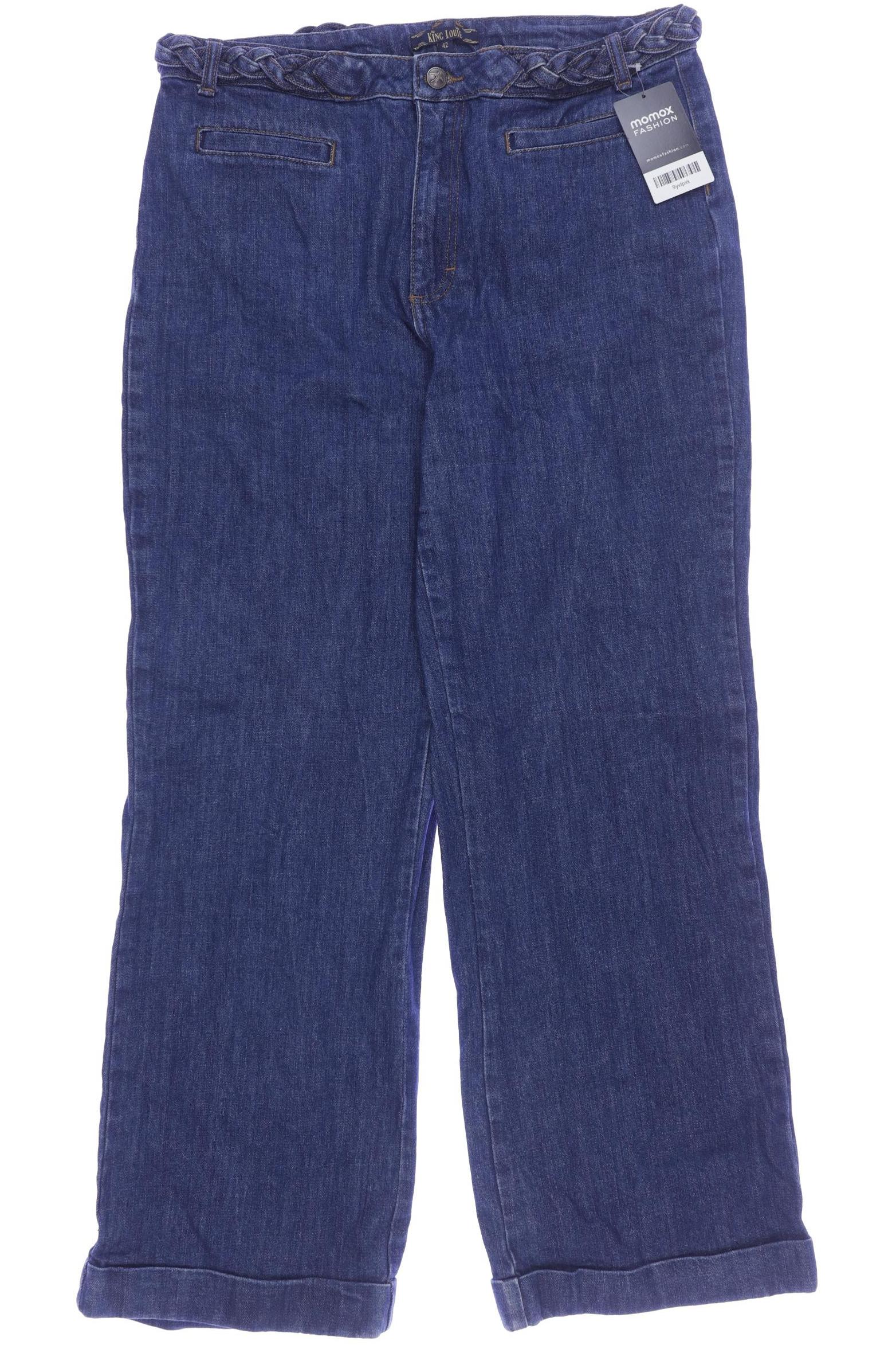 

King Louie Damen Jeans, blau, Gr. 42