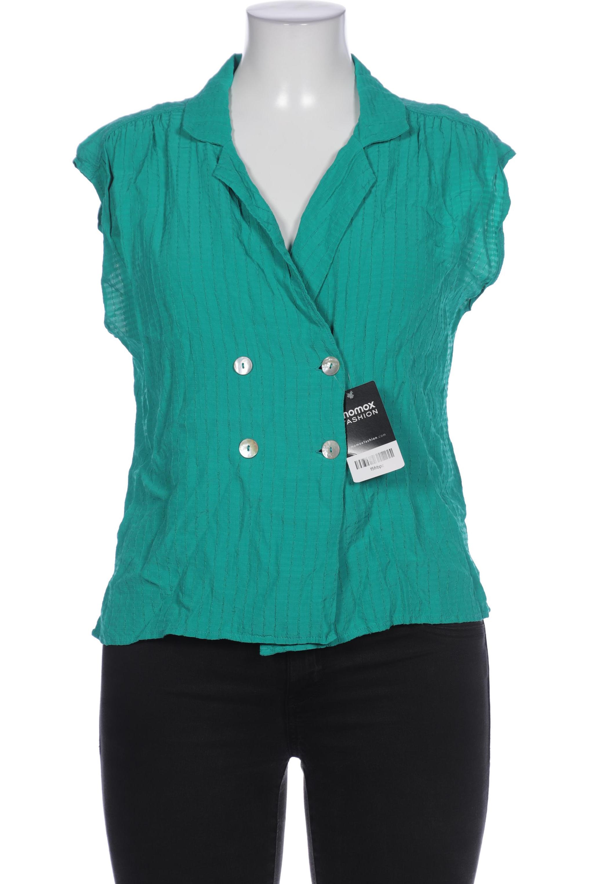 

King Louie Damen Bluse, grün, Gr. 42