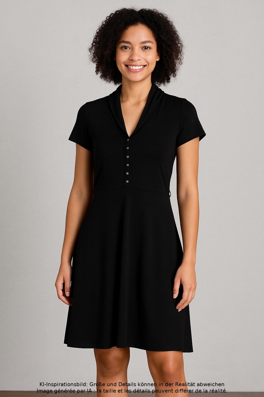 

King Louie Damen Kleid, schwarz, Gr. 36