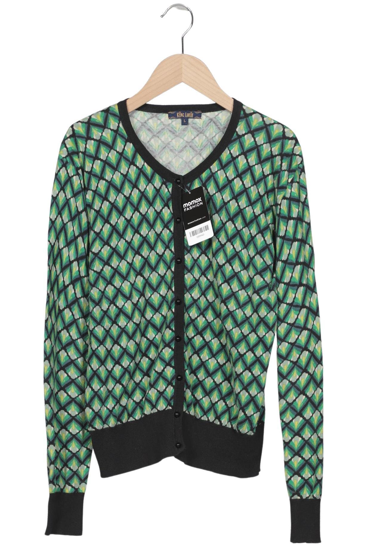 

King Louie Damen Strickjacke, mehrfarbig, Gr. 42