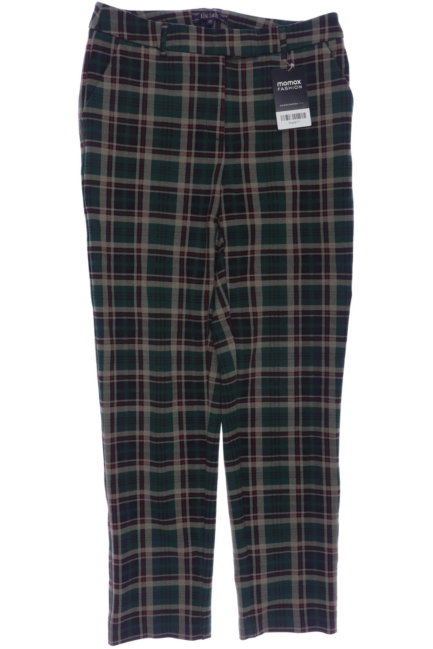 

King Louie Damen Stoffhose, grün, Gr. 36