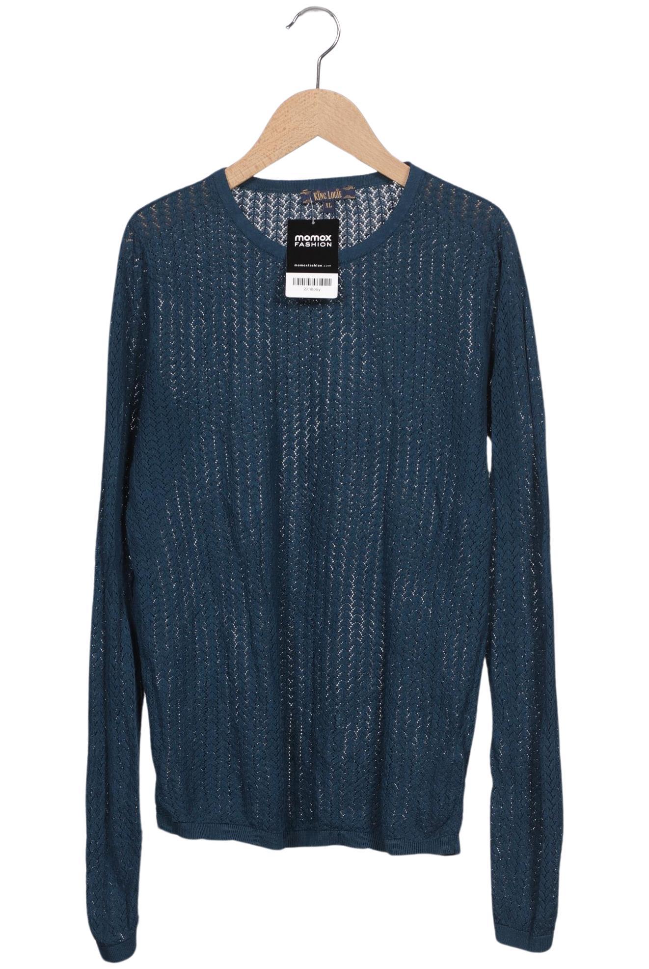 

King Louie Damen Pullover, blau, Gr. 44